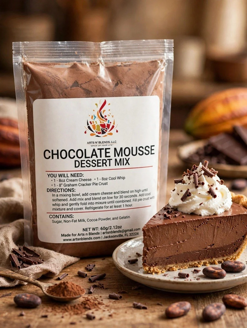 Chocolate Mousse Dessert Mix