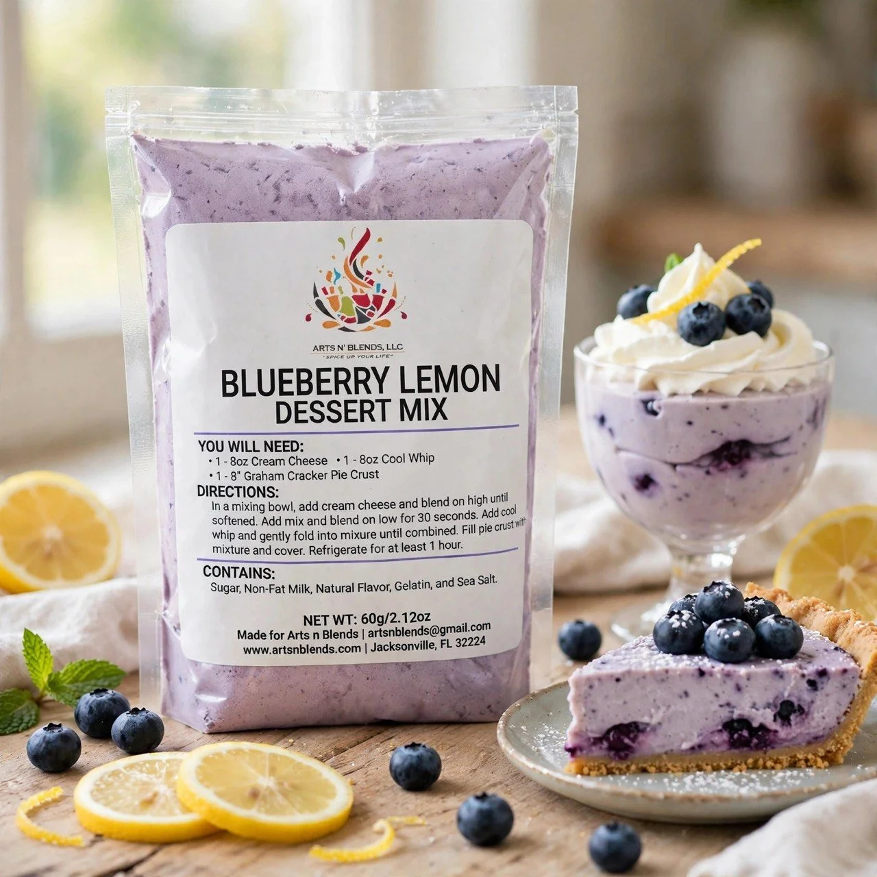 Blueberry Lemon Dessert Mix