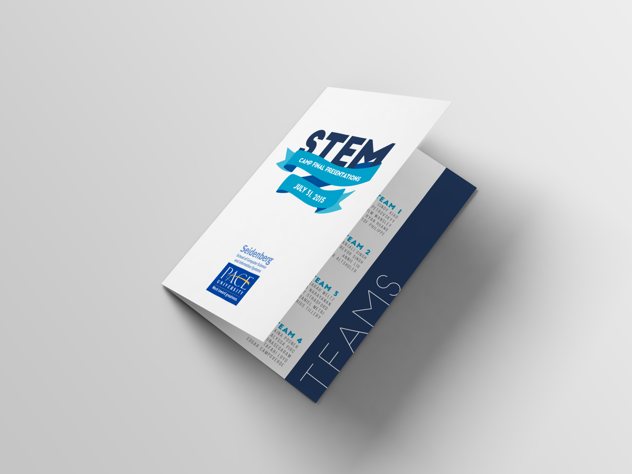 STEM Event Program Brochure