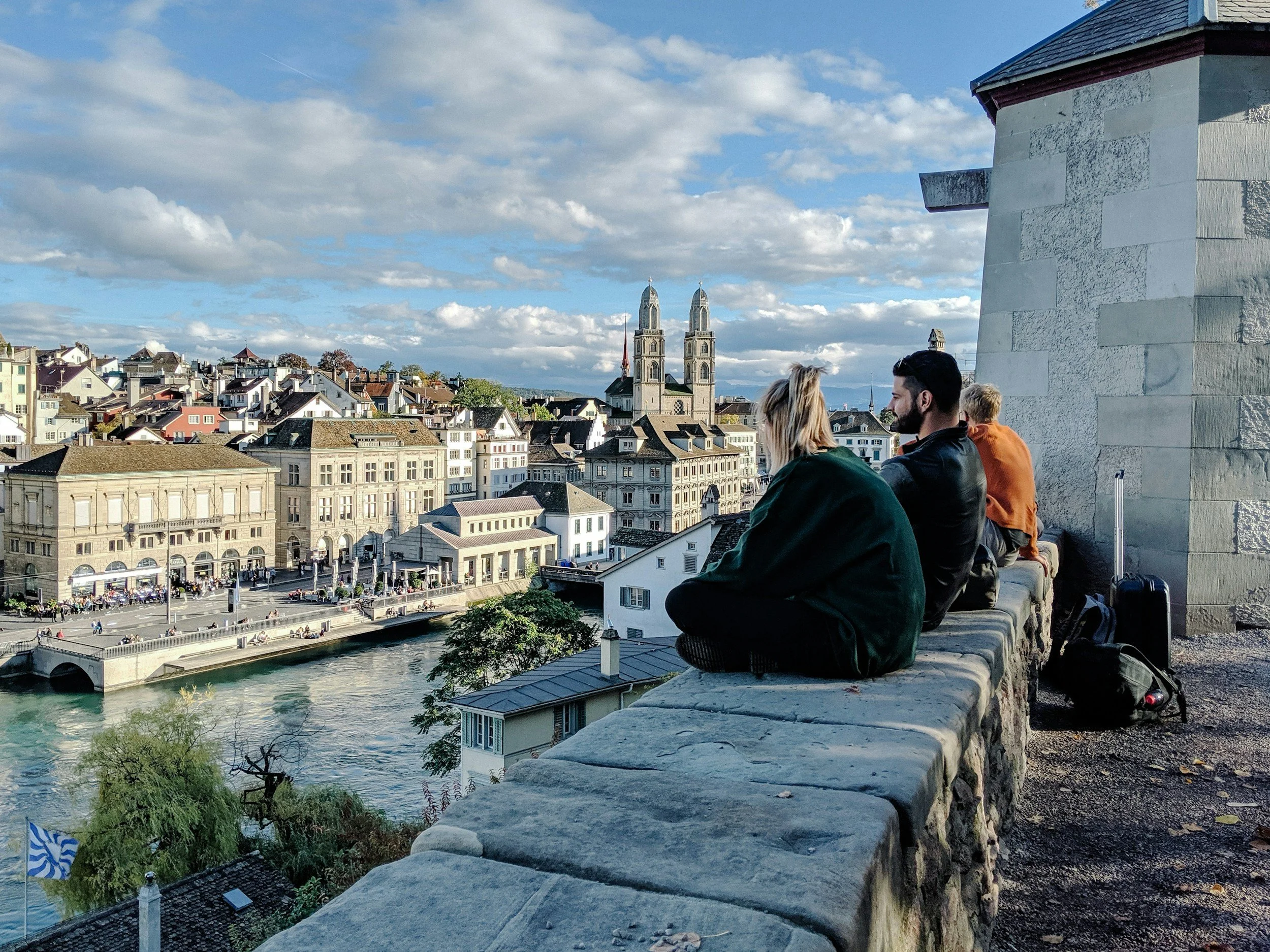View from Lindenhof Hill