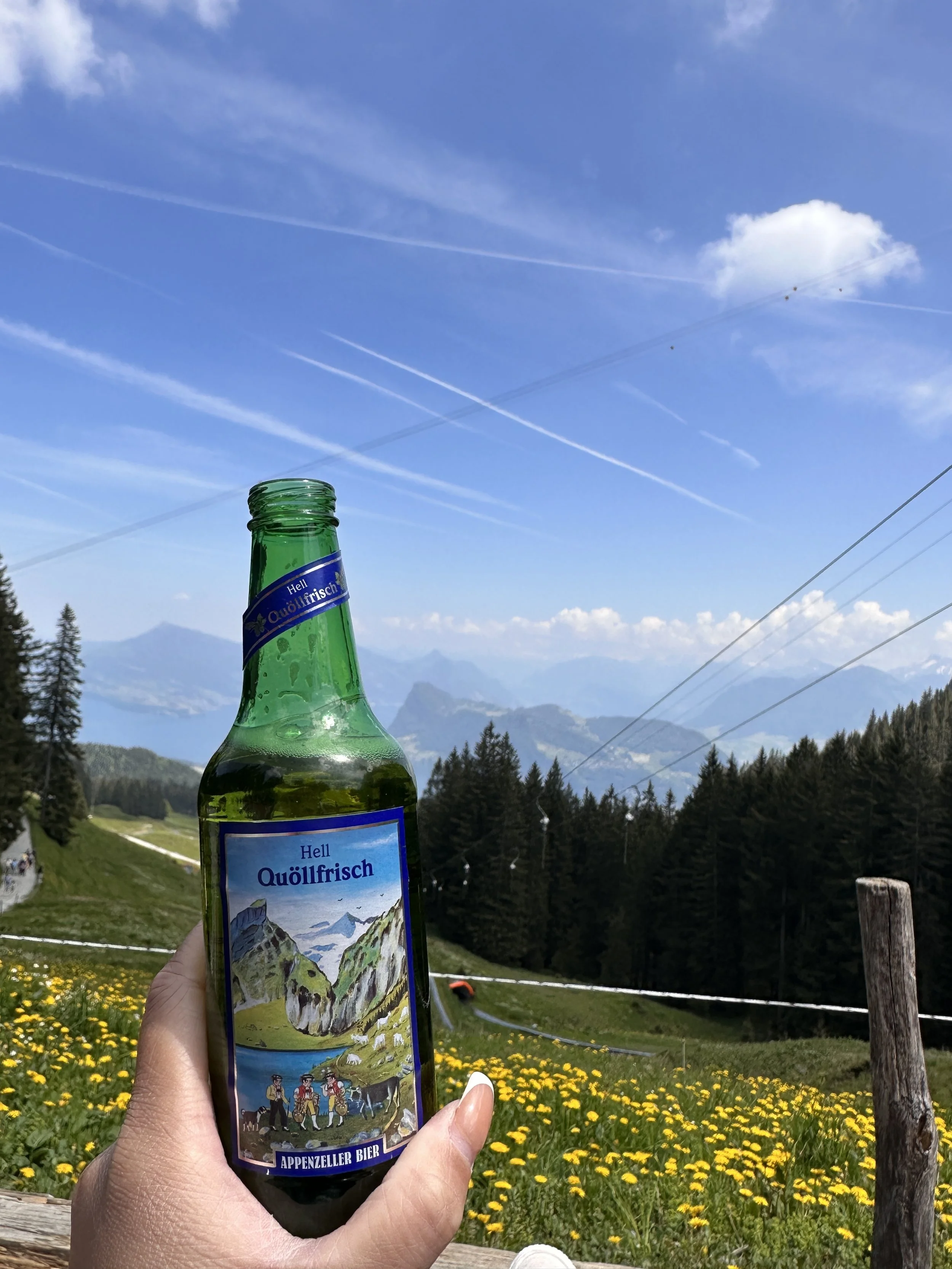 Beer at Mt Pilatus