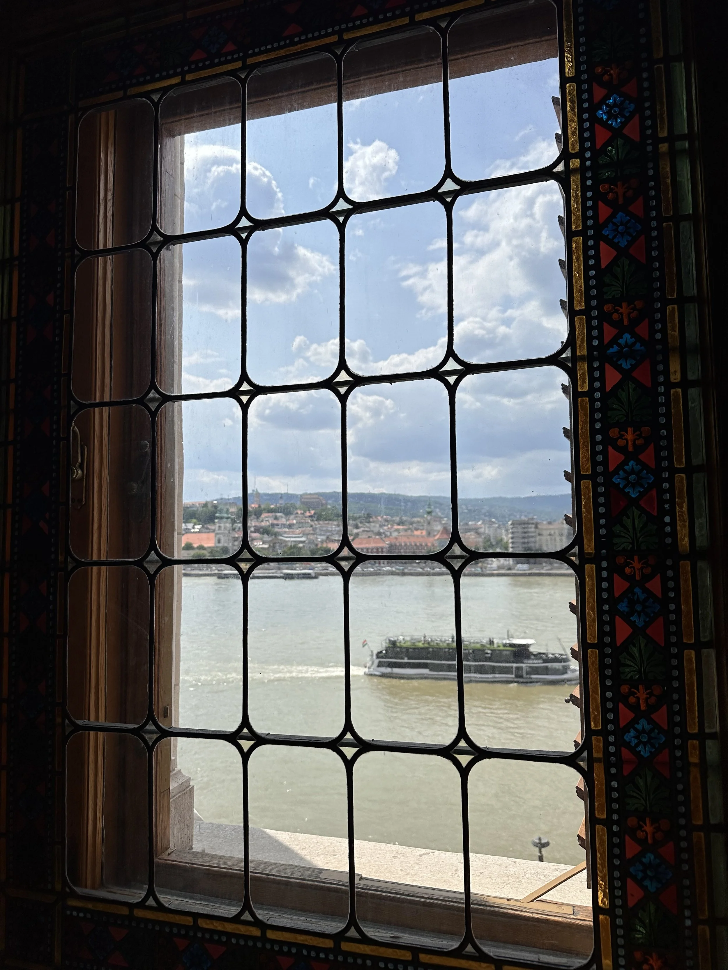 Danube River Cruise Through a Window