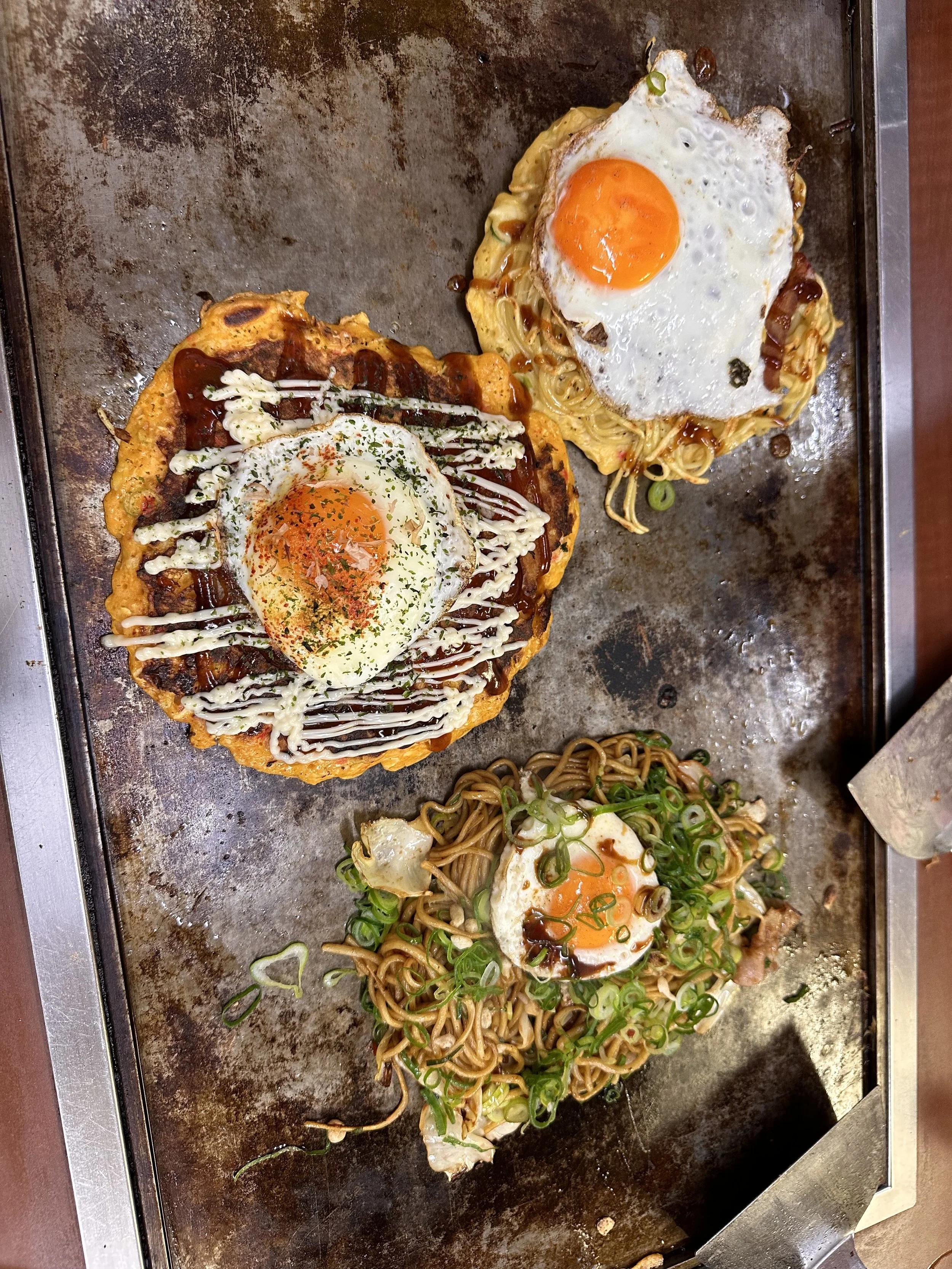 Japanese Pizza and Yakisoba