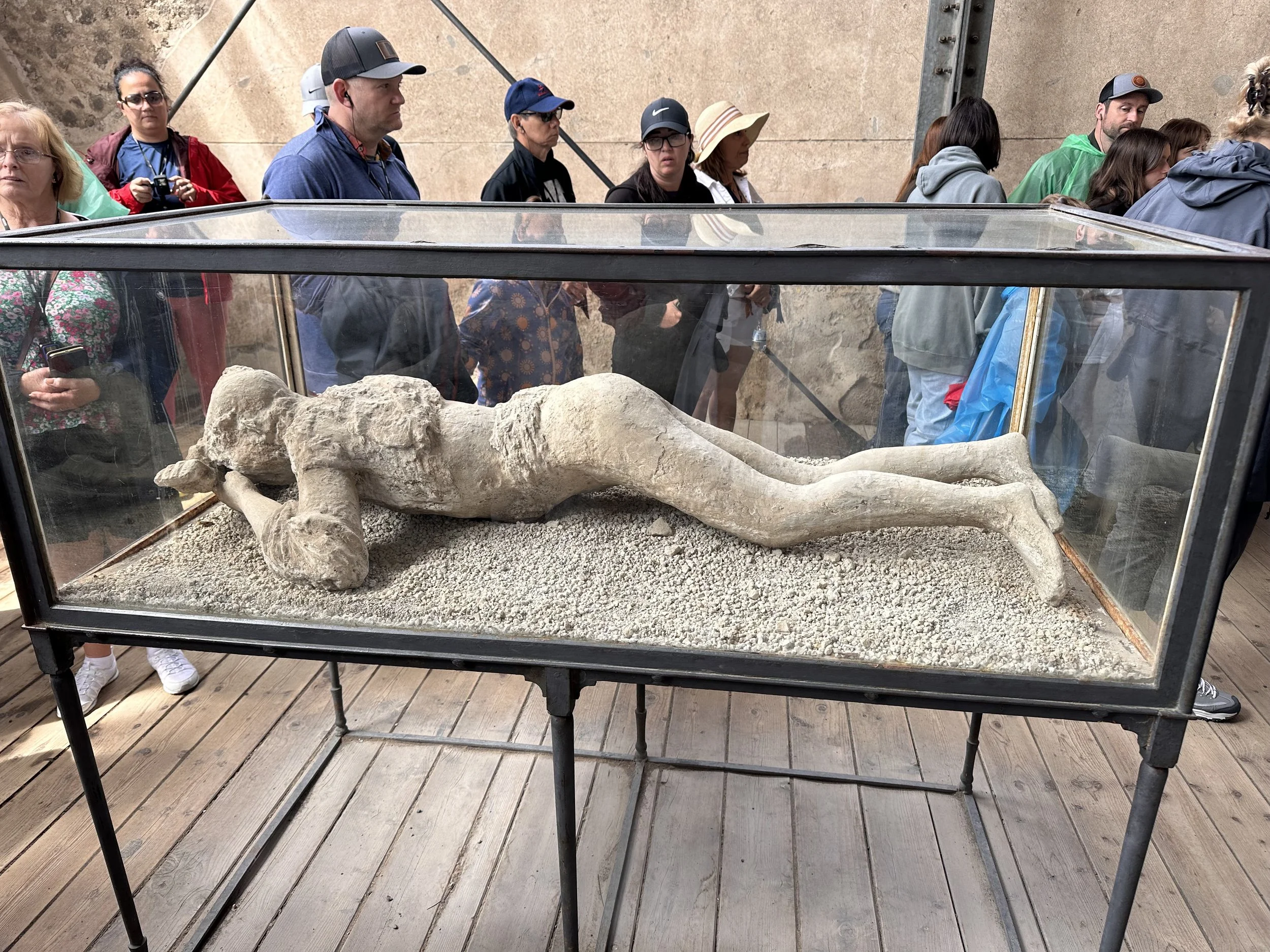 Cast in Pompeii, Italy
