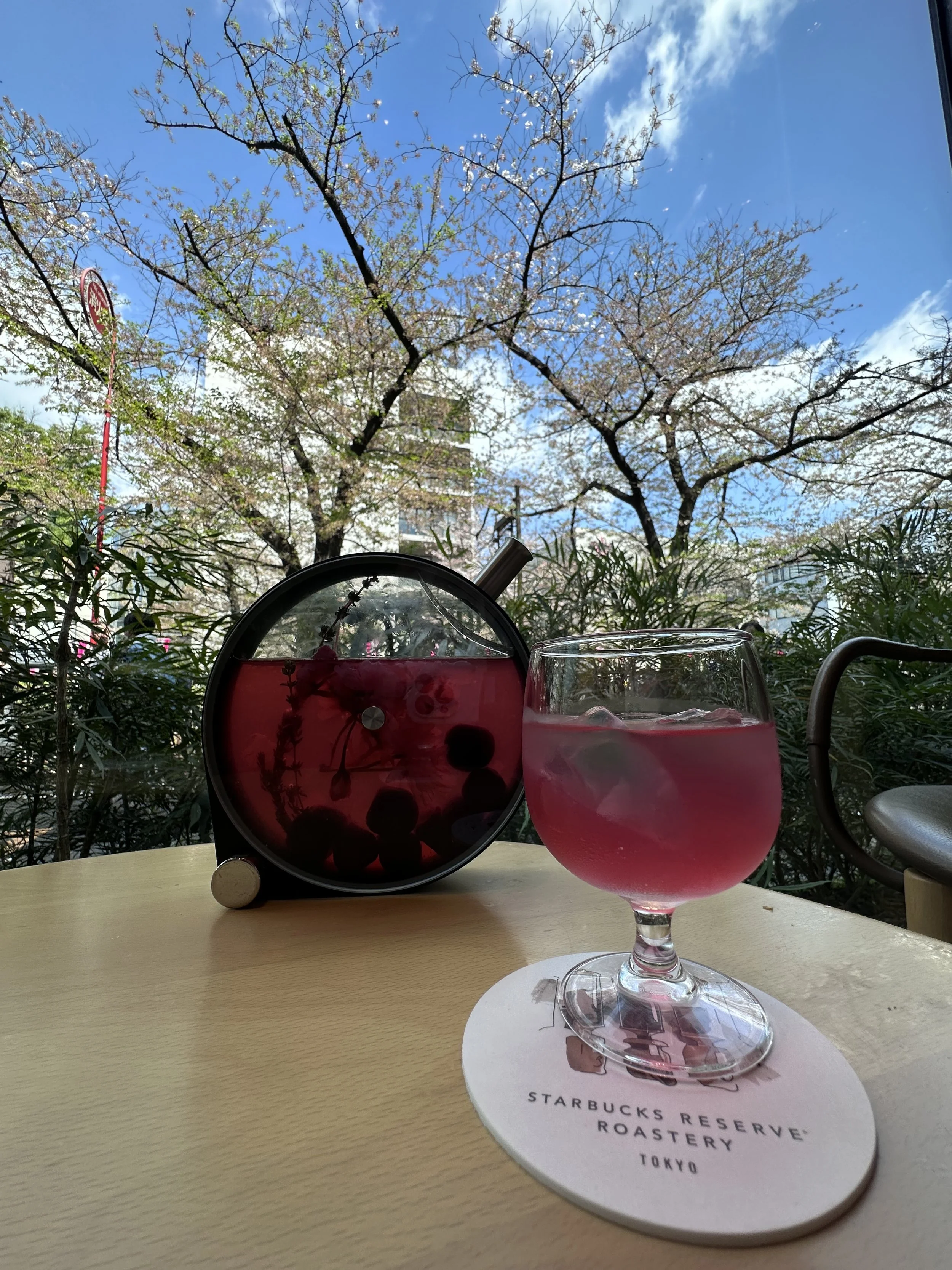 Pink Cocktail at Starbucks Reserve Tokyo
