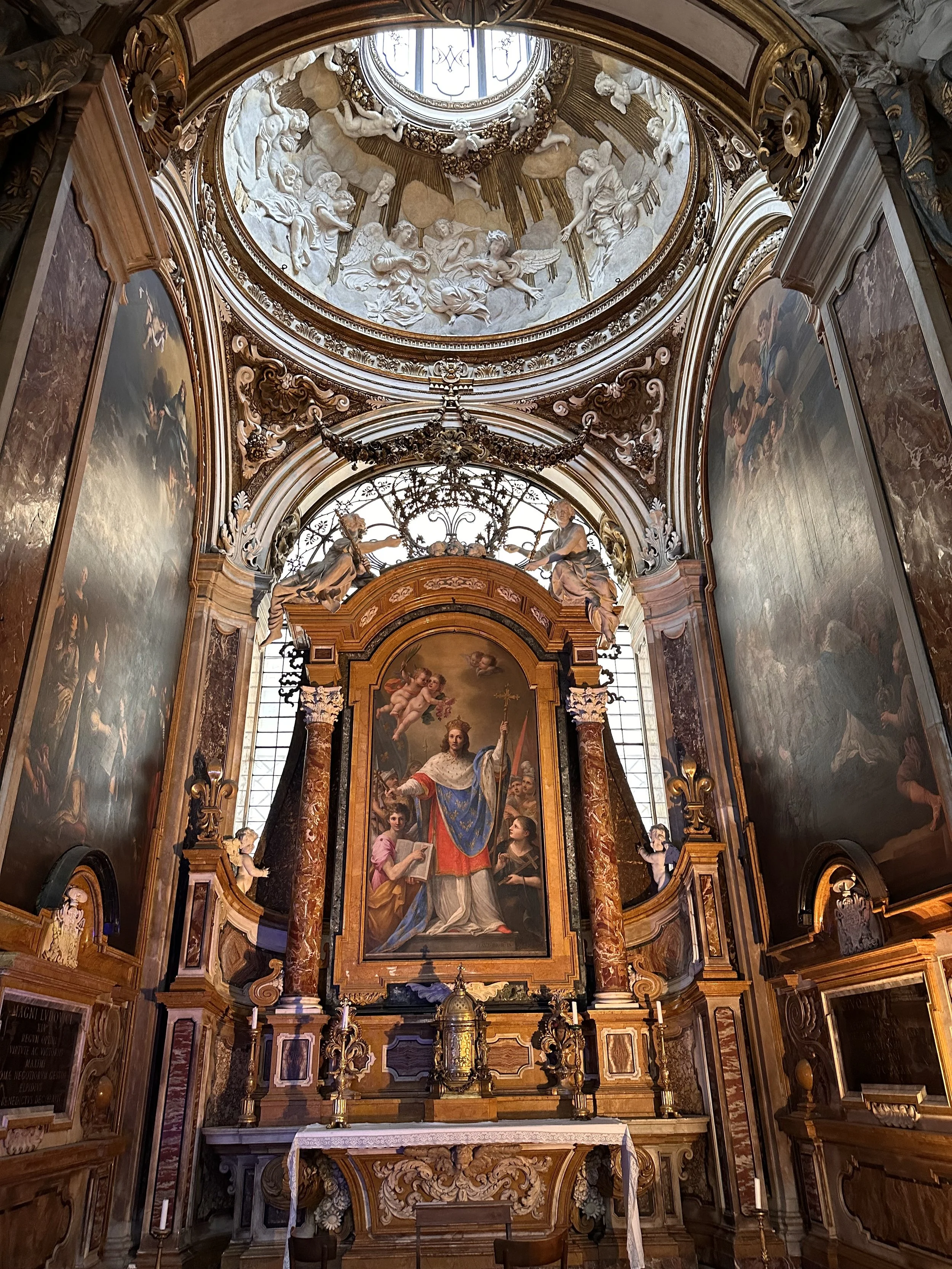 Inside San Luigi dei Francesi