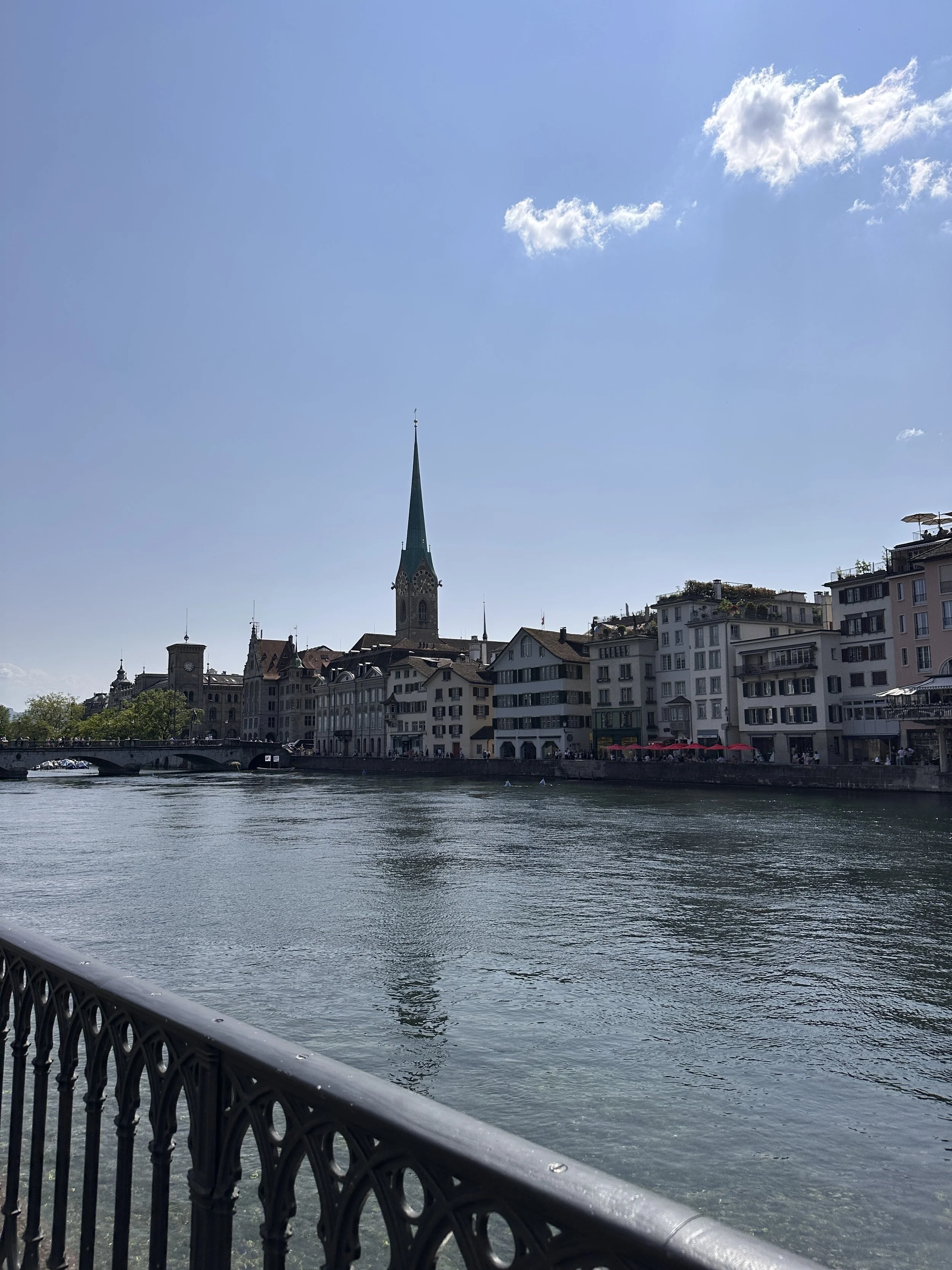 Zurich Buildings with Lake Zurich (Zürichsee)