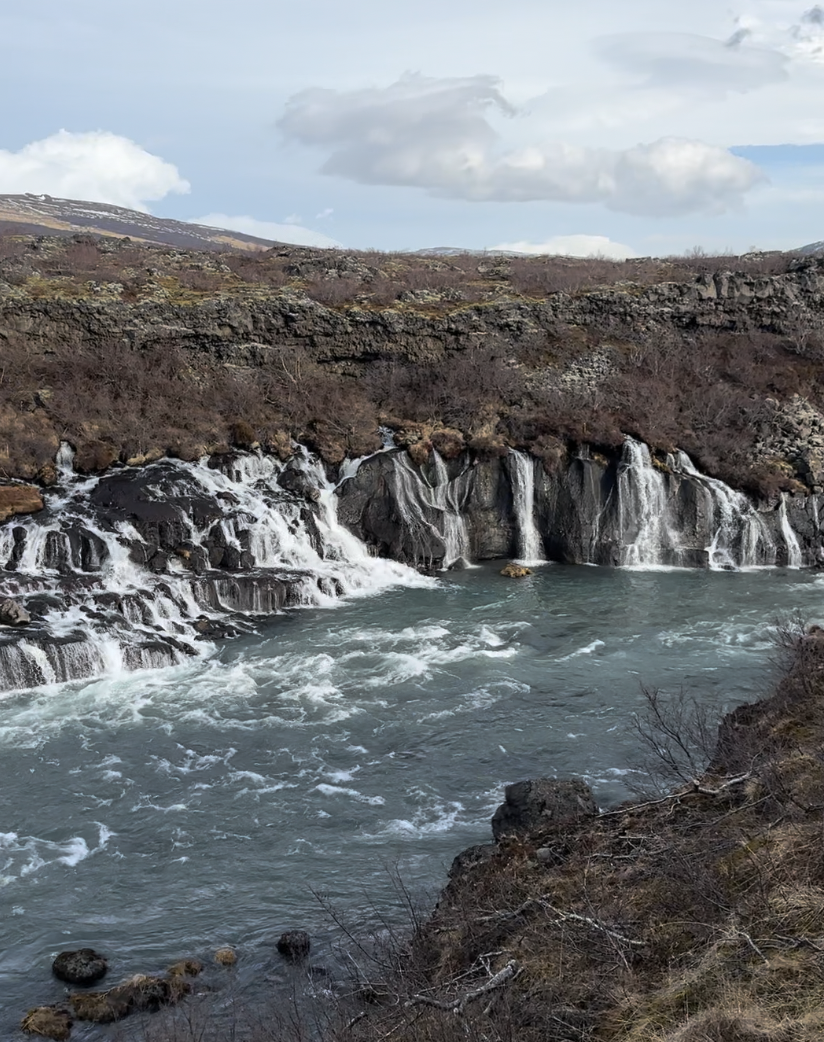 Hraunfossar Waterfall, Iceland