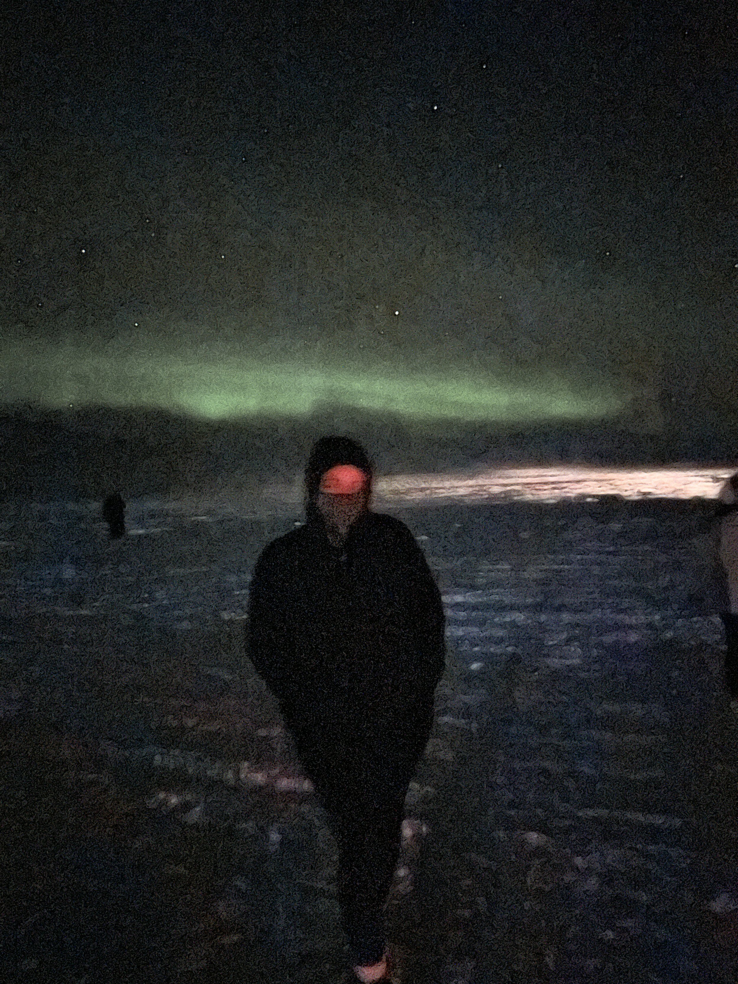 Shauny at Northern Lights, Iceland