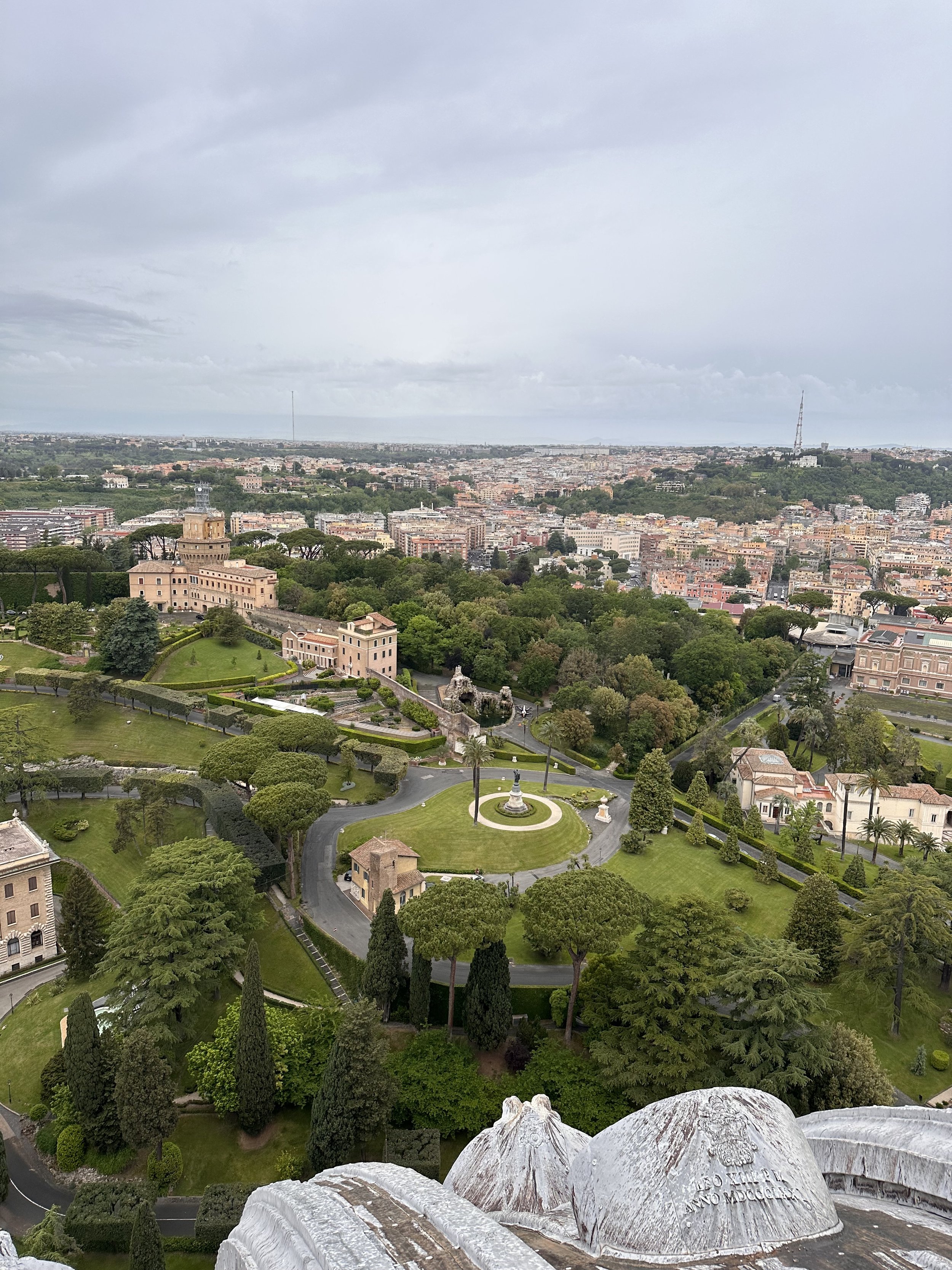 View from Vatican City, Italy