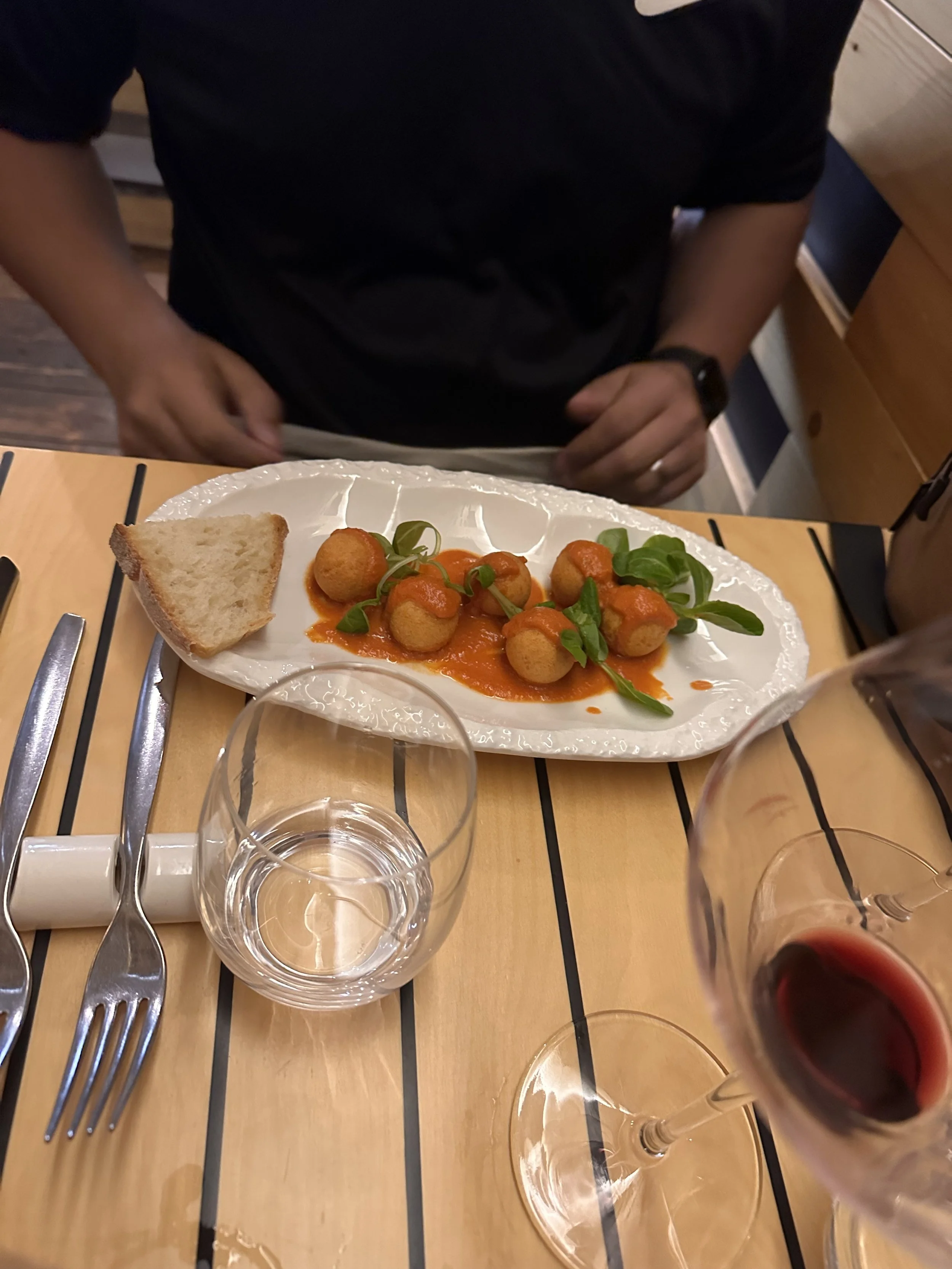 Appetizer at Il Gozzo, Salerno