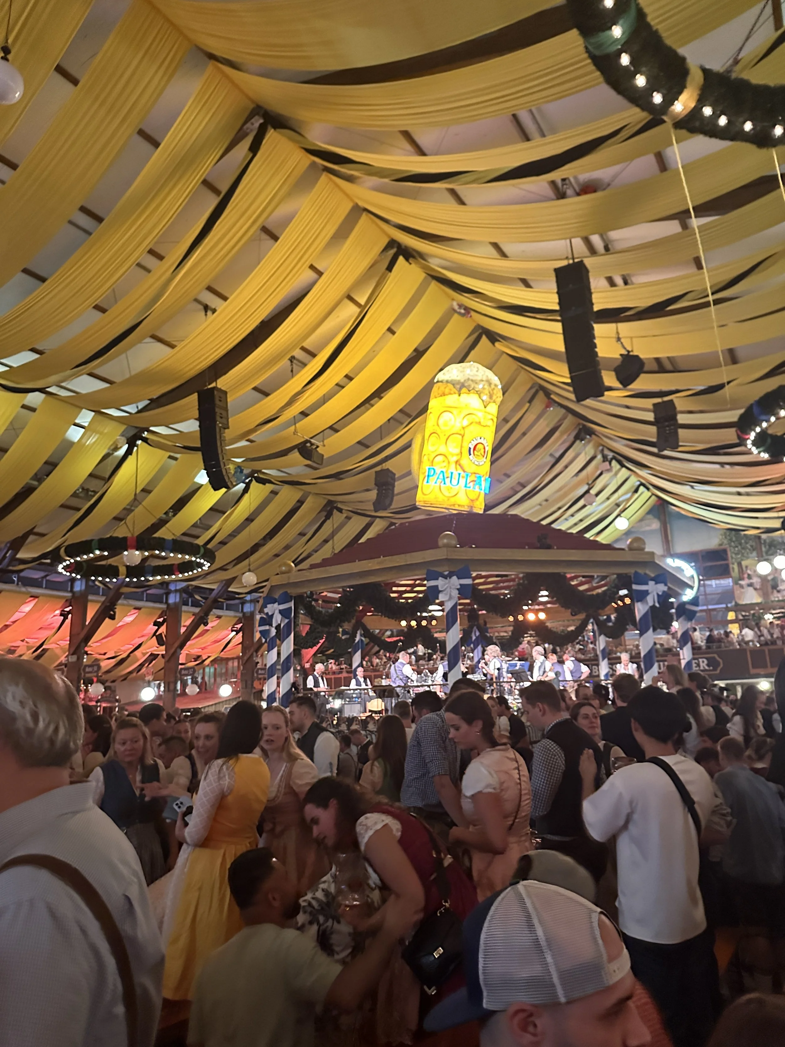 Paulaner Festzelt at Night