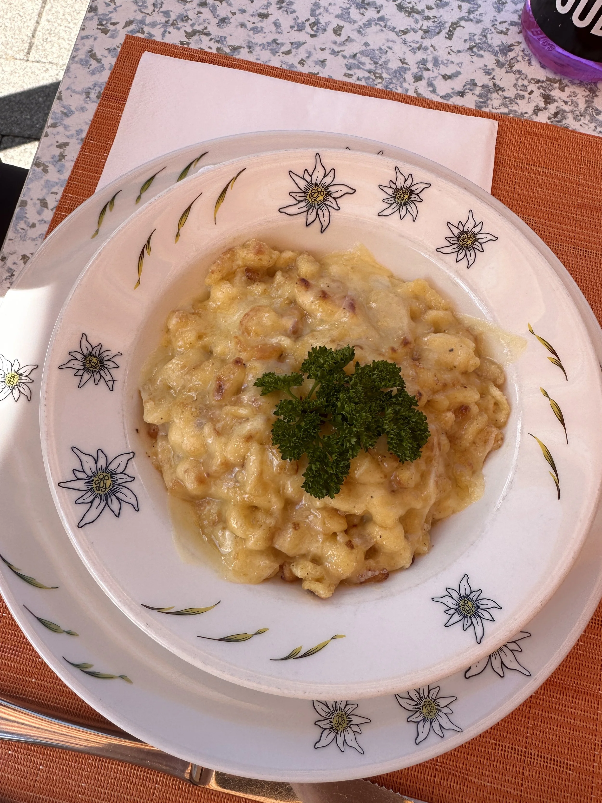Spätzle in Murren