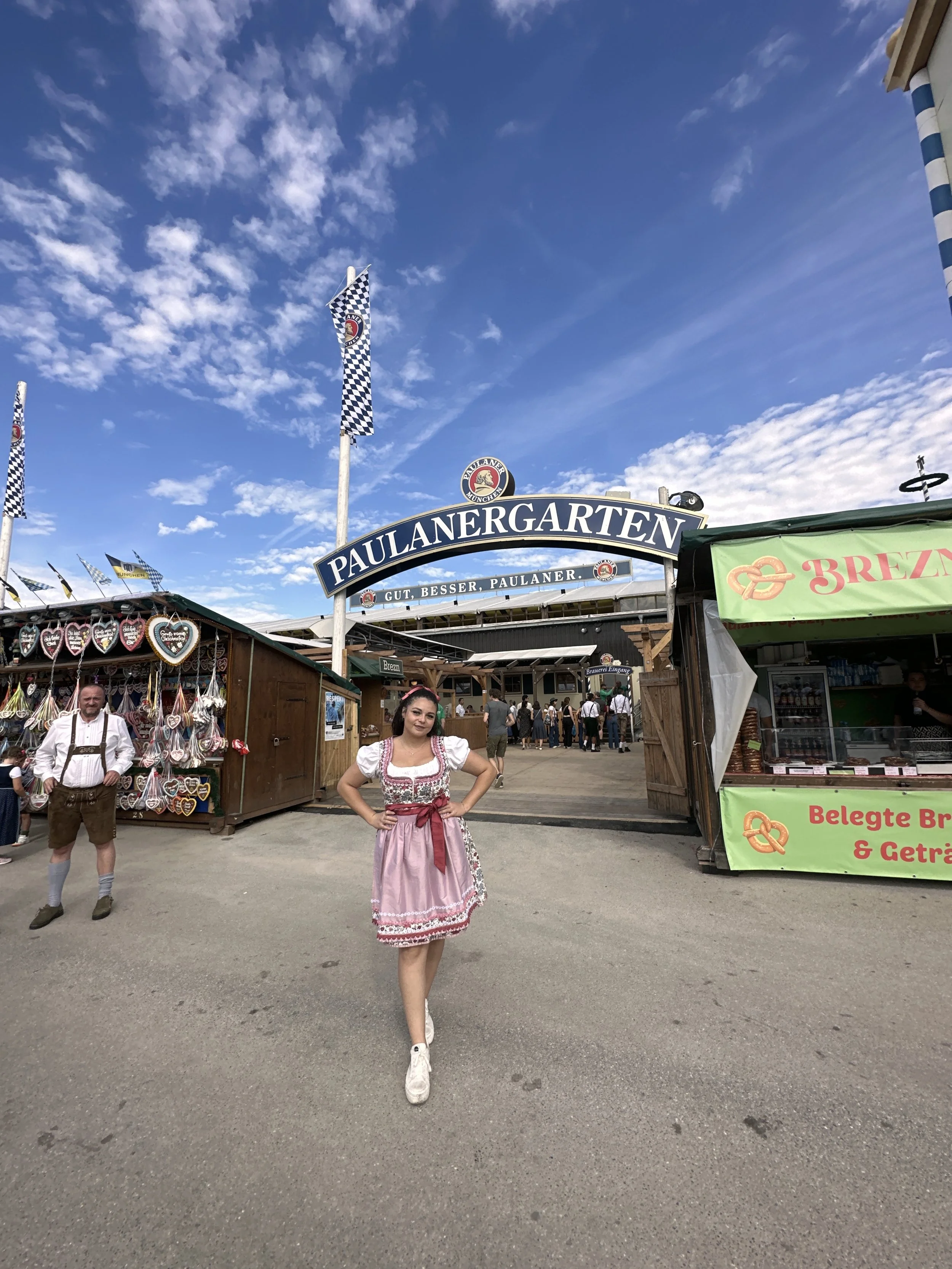 Shauny at Oktoberfest Pink Dirndl