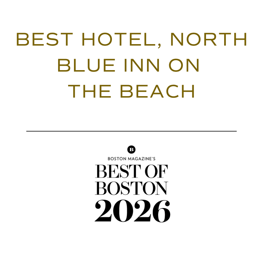 Reider + Co designed boutique hotel Blue Inn on the Beach. awarded Boston Magazine's Best of Boston 2026, North Shore