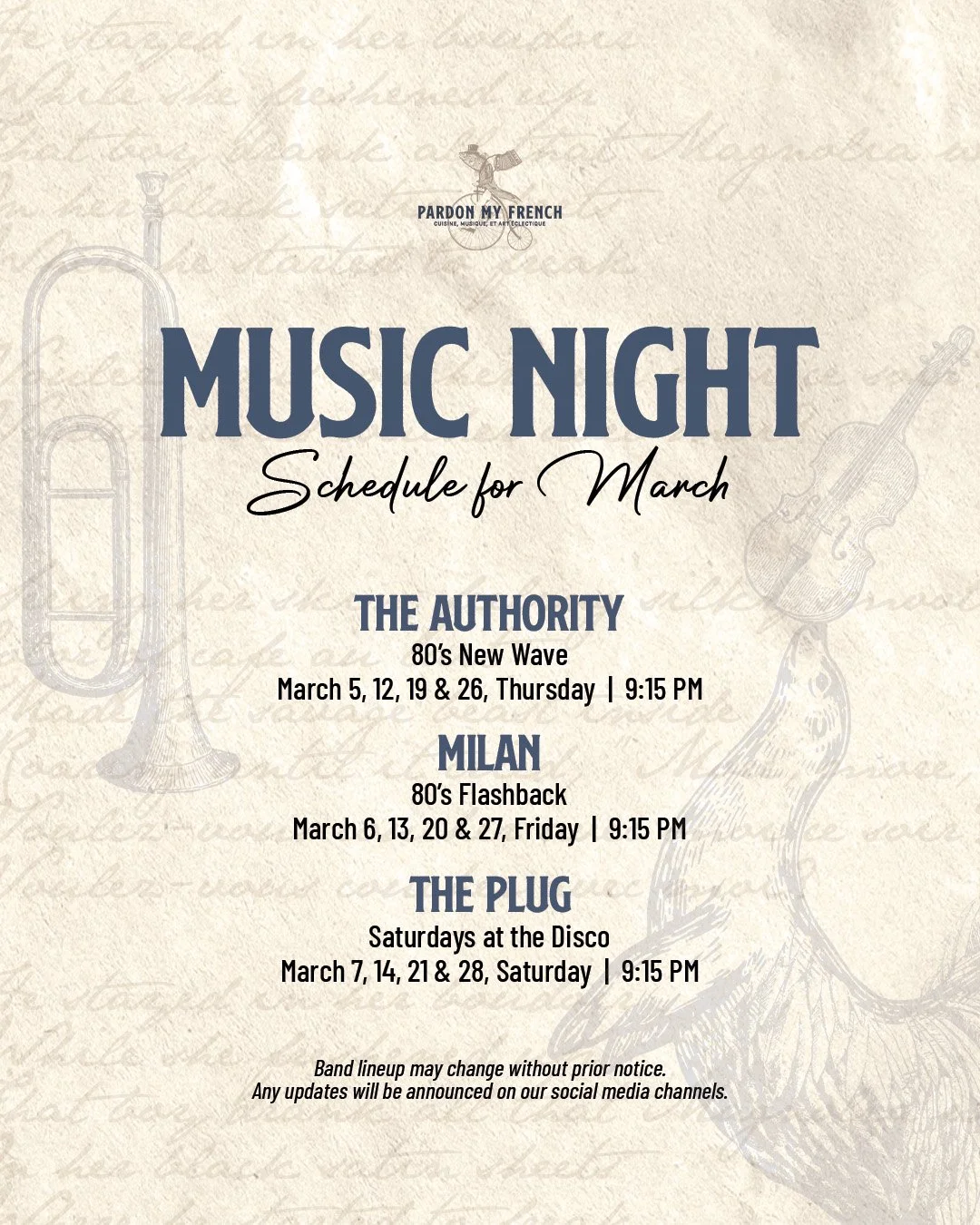 MARCH MUSIC NIGHT