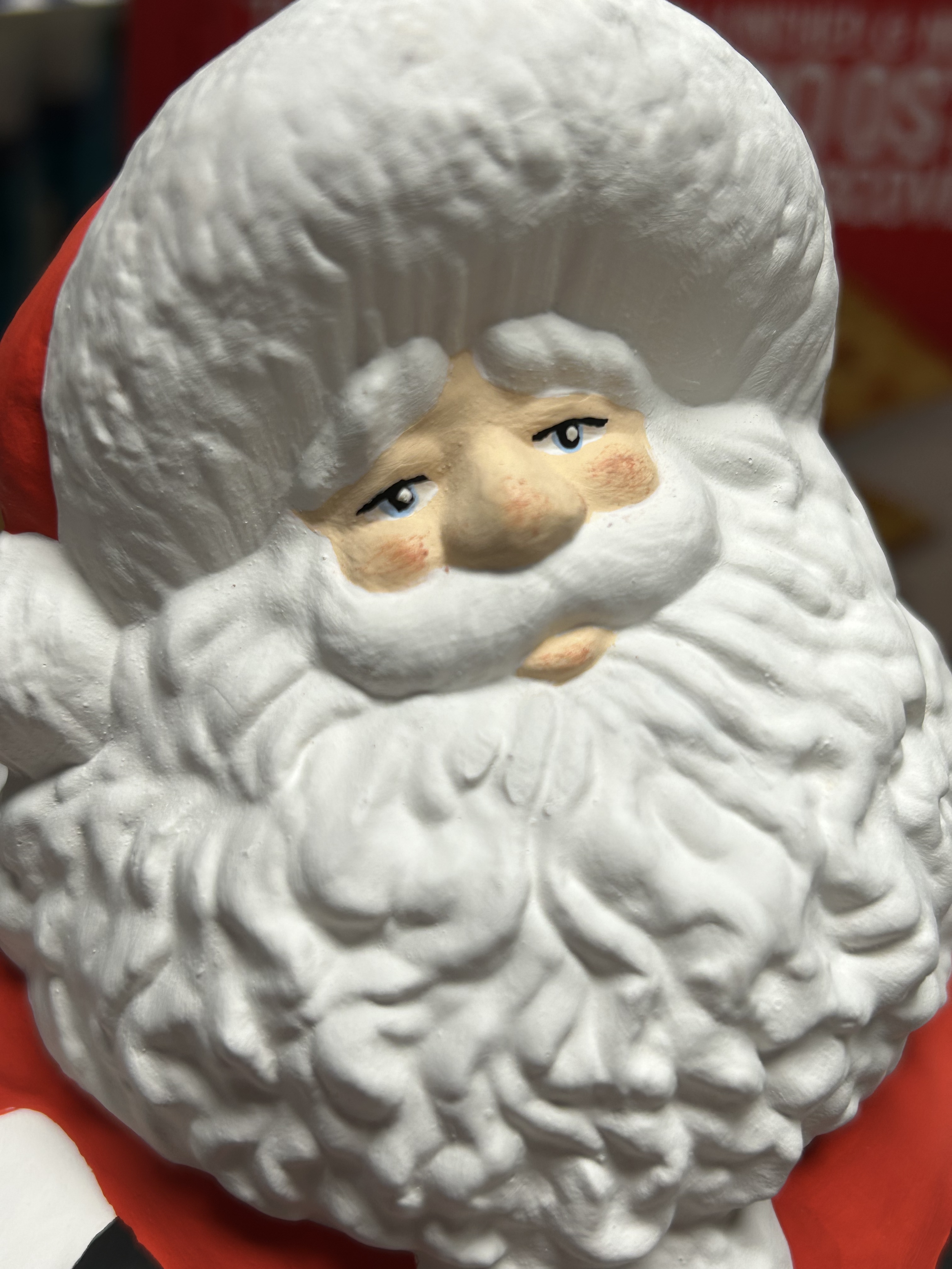 Classic Santa - Face - Acrylics