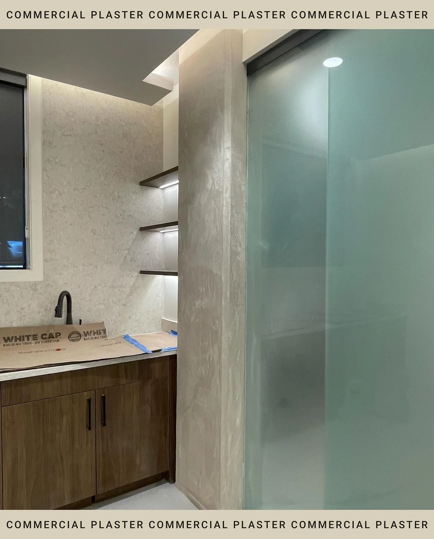 Texture with intention. From office lobbies to retail spaces, our plaster brings depth and character to every surface. #seattlenaturalplasters