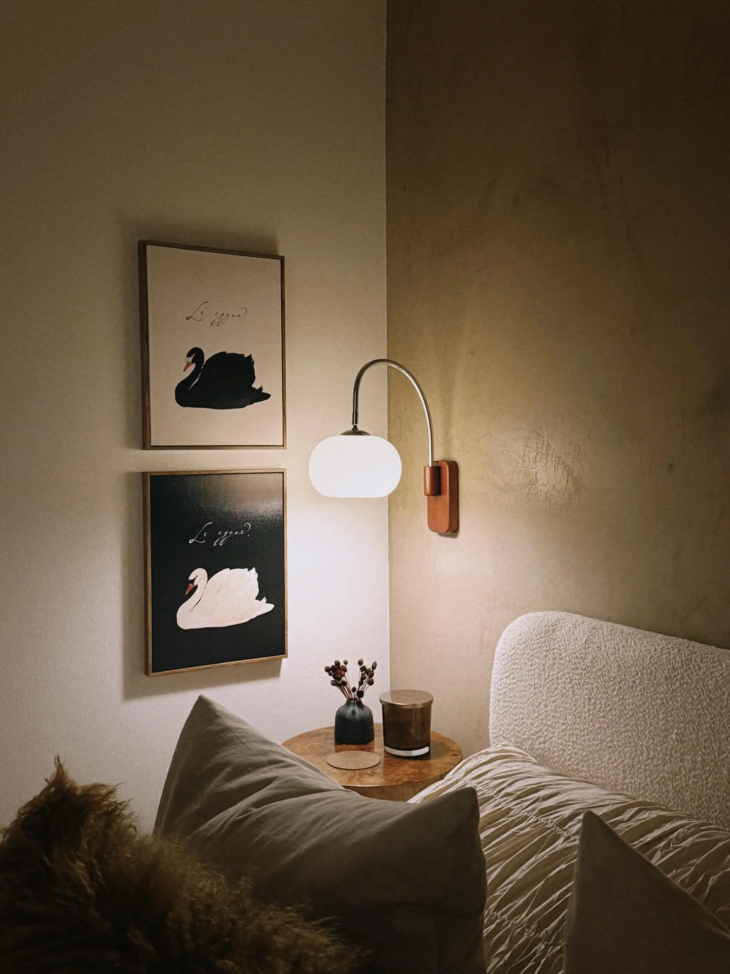 ✨ Warm textures, soft light, and freshly plastered walls—this bedroom got a cozy glow-up for the colder months ahead. 🍂
Thinking about a cozy wall refresh? Let’s make your space shine. #seattlenaturalplasters