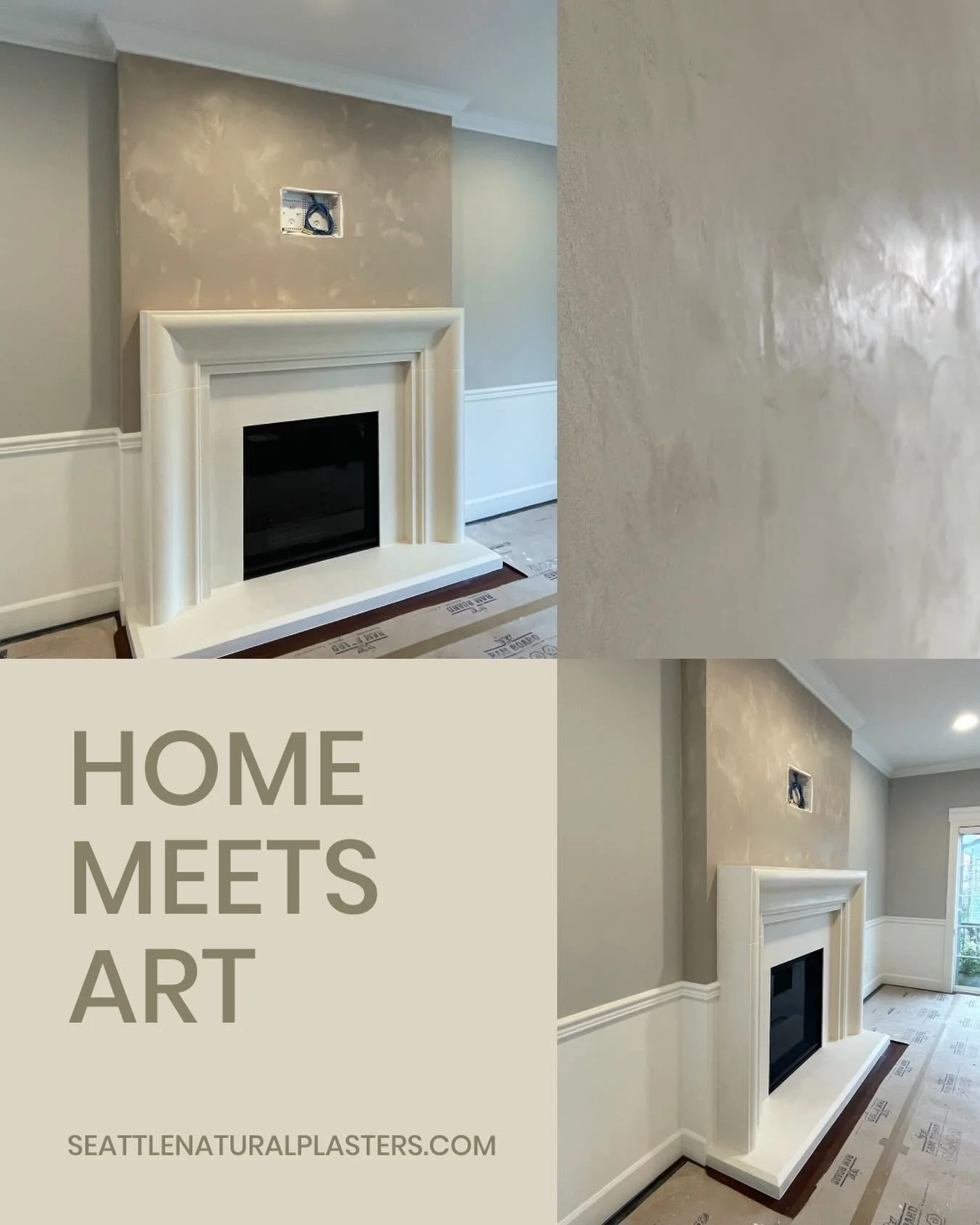 Art you live with. ✨ #seattlenaturalplasters