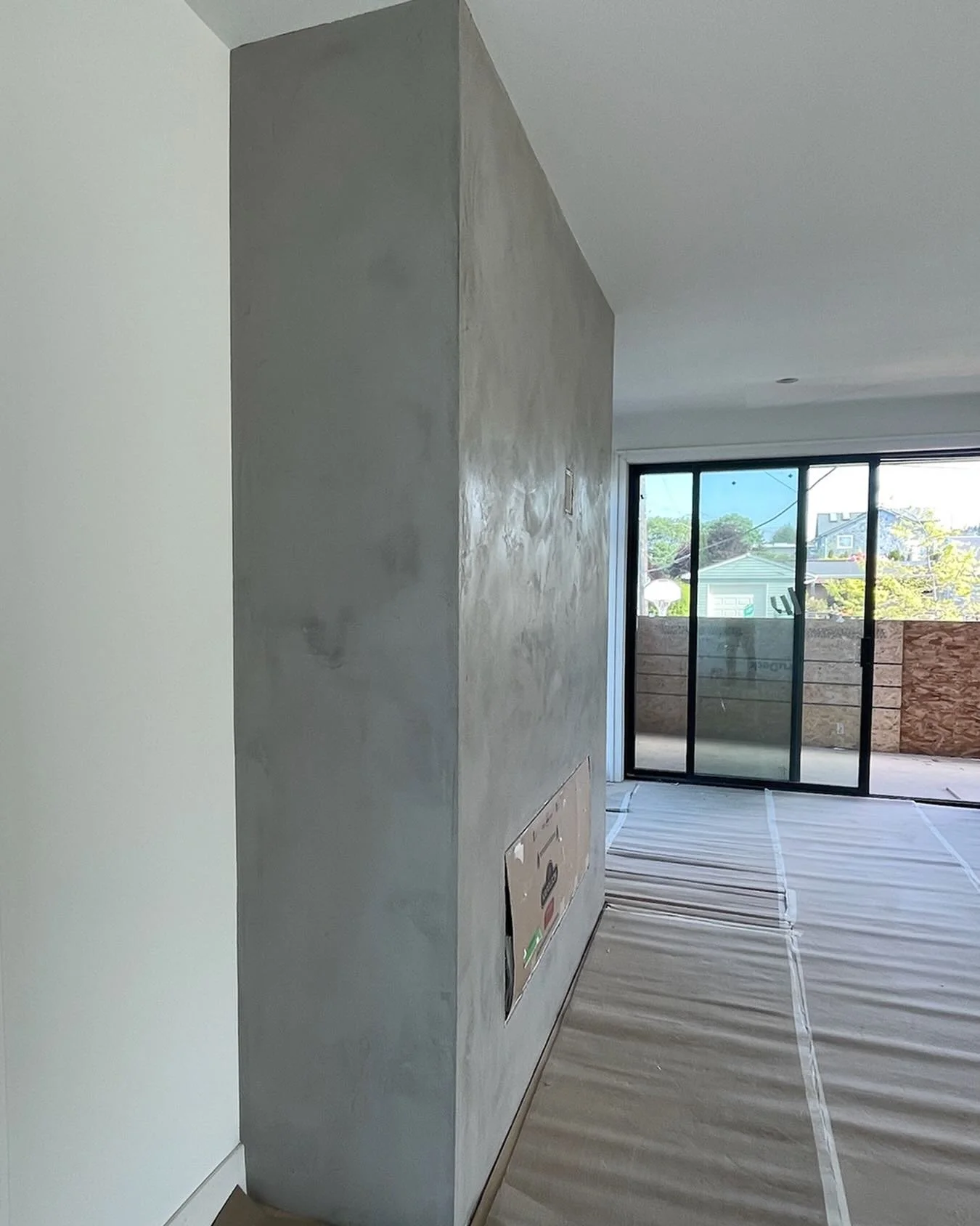 There&rsquo;s something special about seeing the light reflect off a freshly finished Carrara Venetian plaster surface. The natural stone-like texture comes to life from every angle! #seattlenaturalplasters
