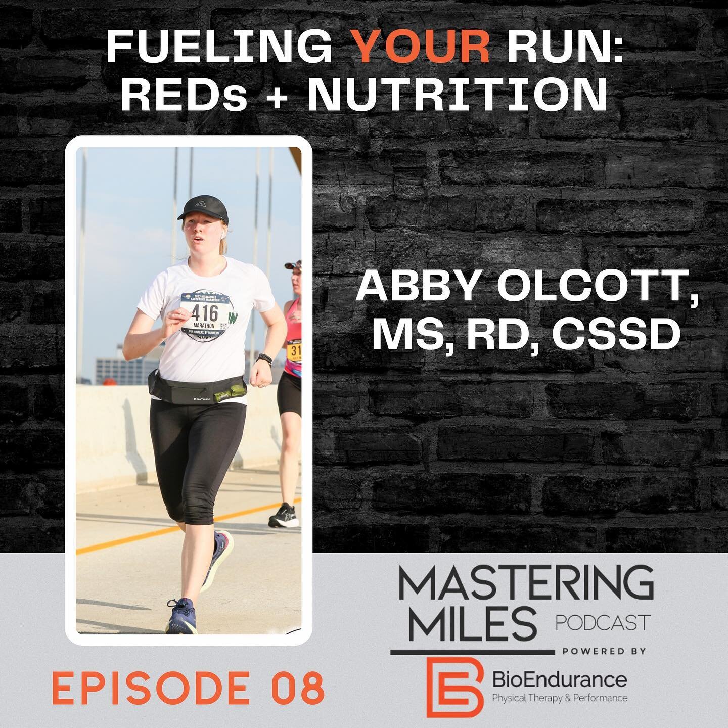Unlock the secrets of optimal nutrition for runners in our latest podcast episode! 🏃&zwj;♀️💪 We&rsquo;re joined by Abby Olcott, MS, RD, CSSD, a registered dietitian and sports nutrition specialist.

We dive into the crucial topic of Relative Energy