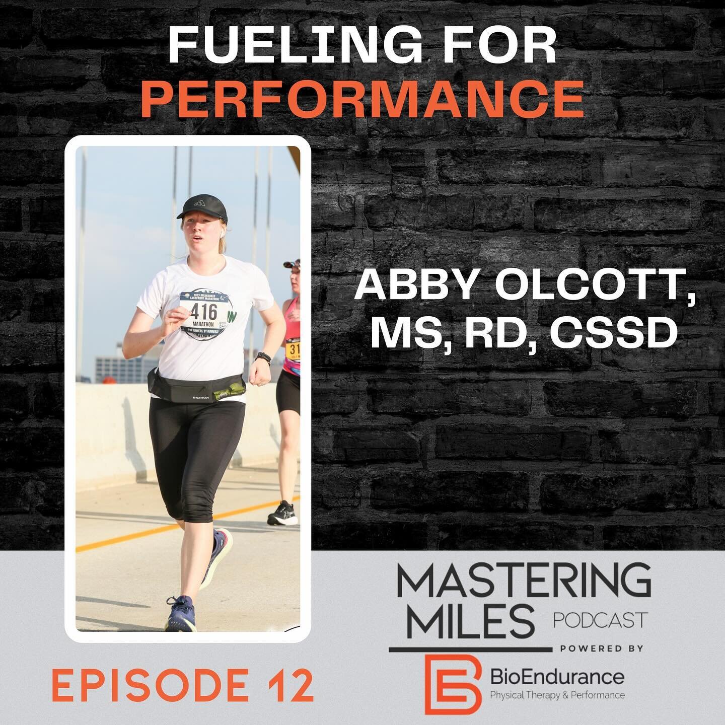 Excited to drop our latest podcast episode with Abby Olcott @energysportsdietitian 🎙️ 

Join us for a deep dive into race-day fueling strategies. 🏃&zwj;♂️ 

Abby shares actionable tips on nutrient timing pre, during, and post-event, plus insights o