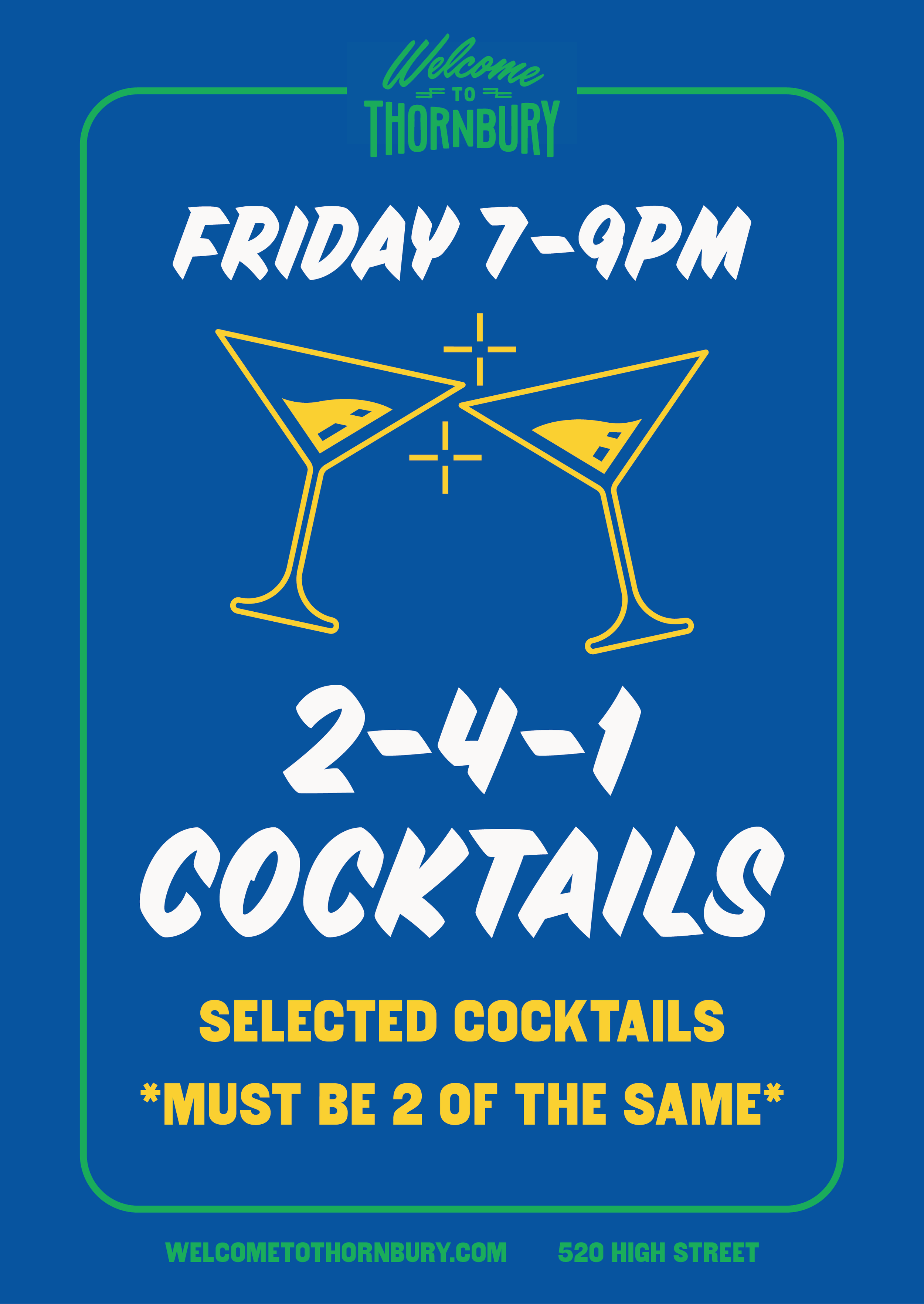 Friday 2-4-1 Cocktails