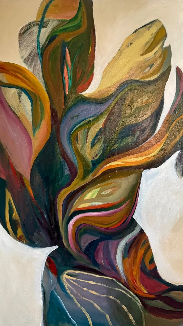THE STRUGGLE IS REAL, 2026, oil on canvas,  60 x 36 inches