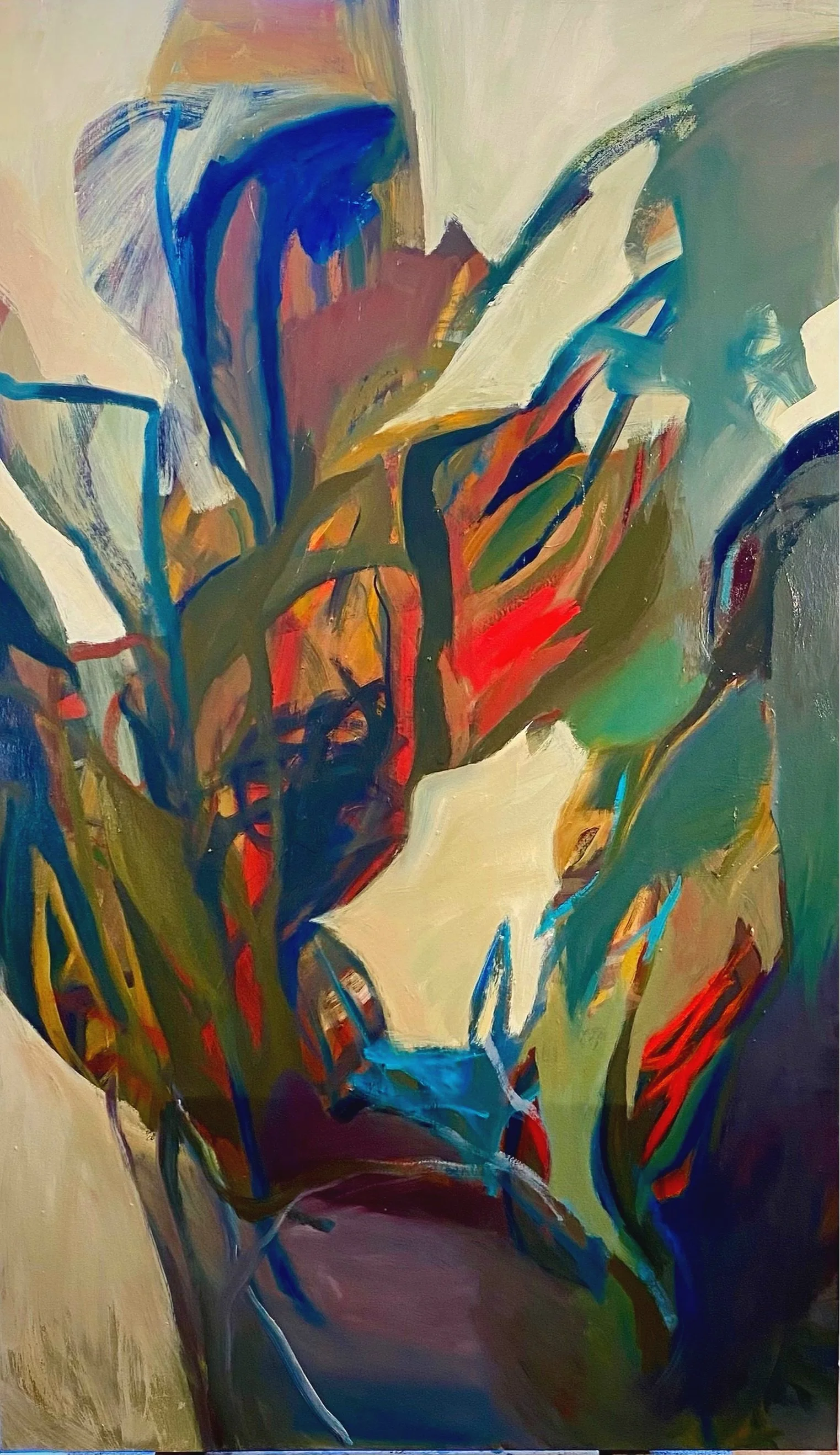 Untitled, 2025, oil on canvas, 36 x 60 inches