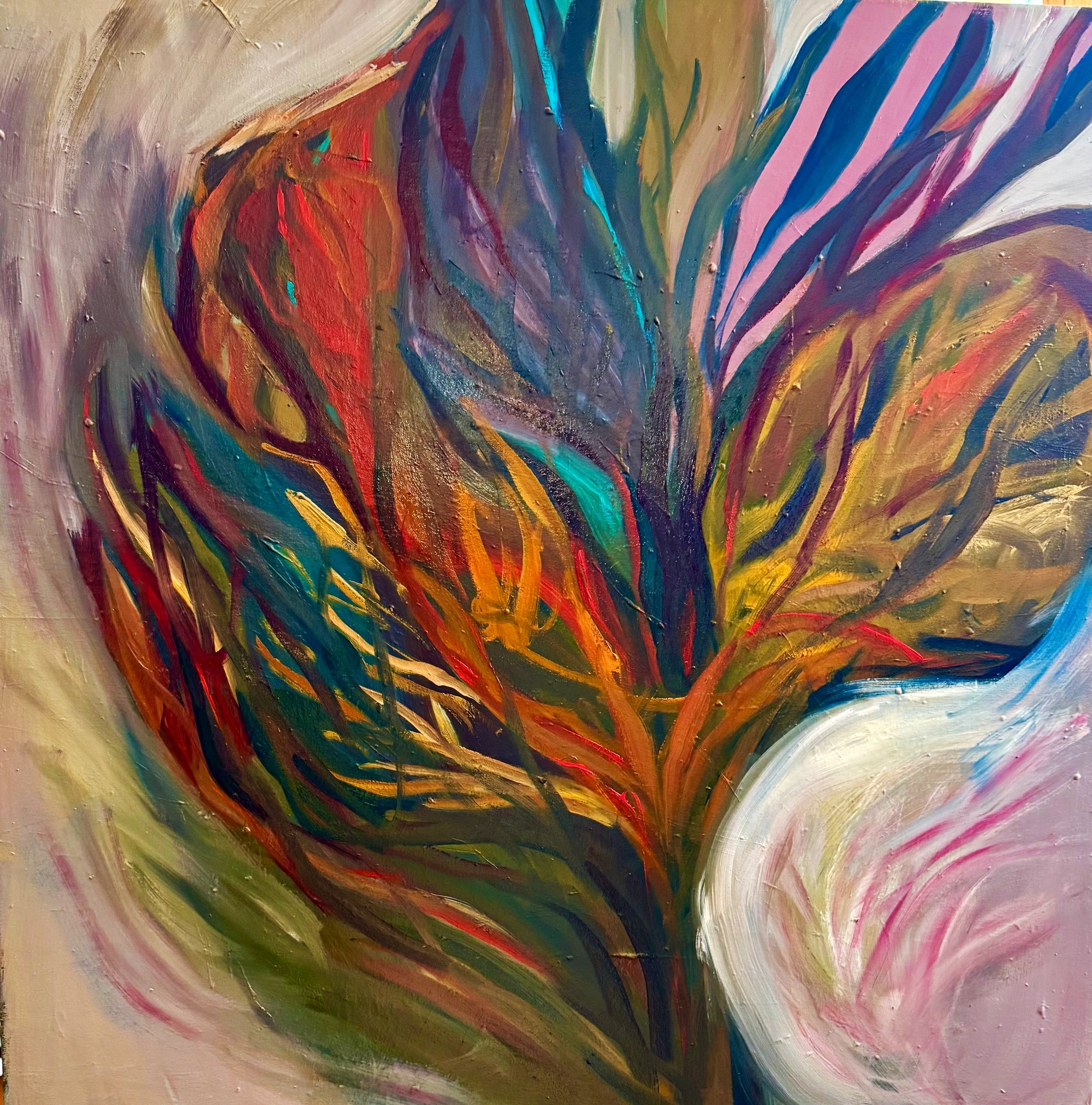 UNTITLED, 2025, oil on canvas, 30 x 30 inches