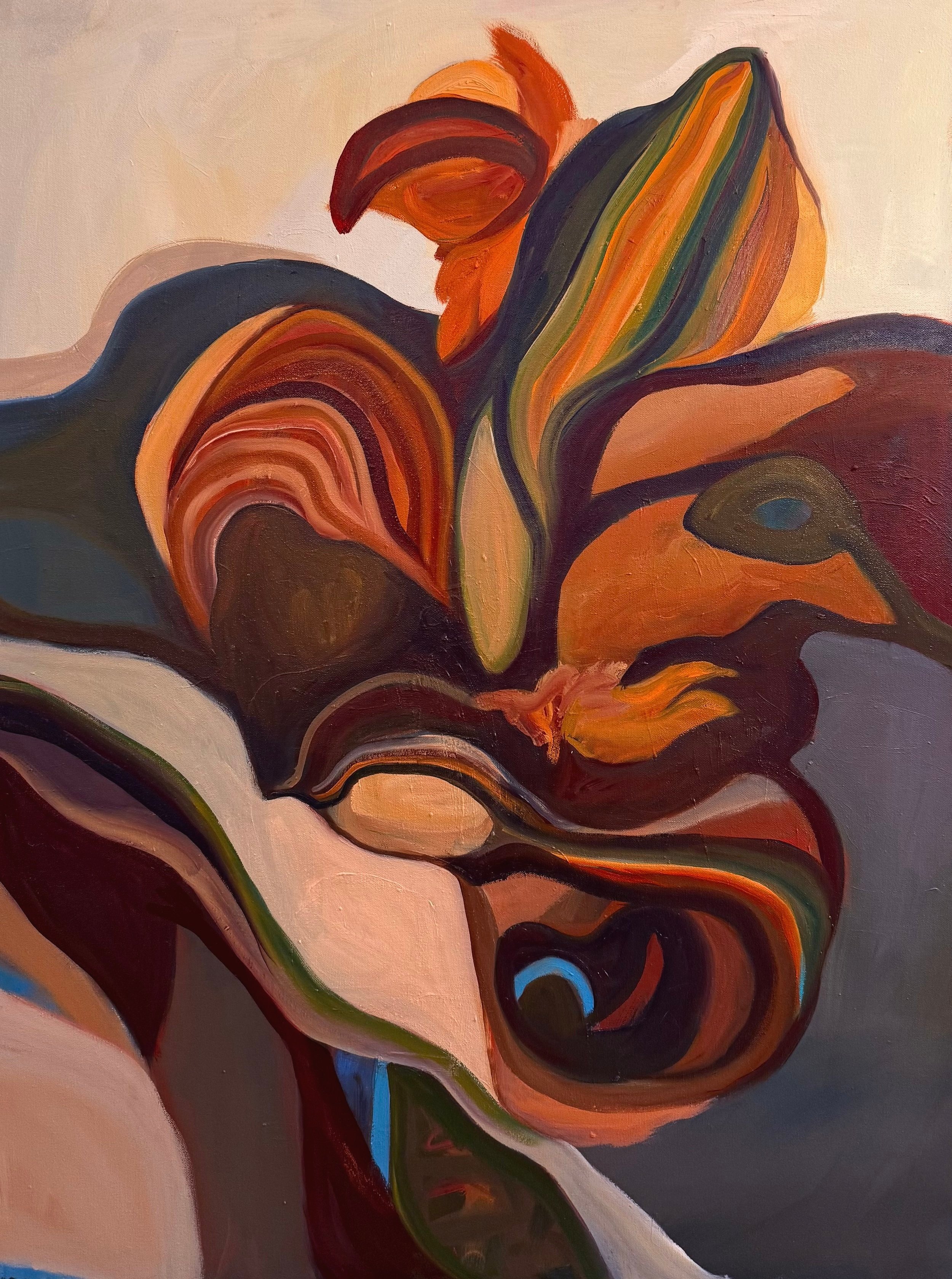 GARDEN DREAMS - 2025, oil on canvas, 30 x 40 inches