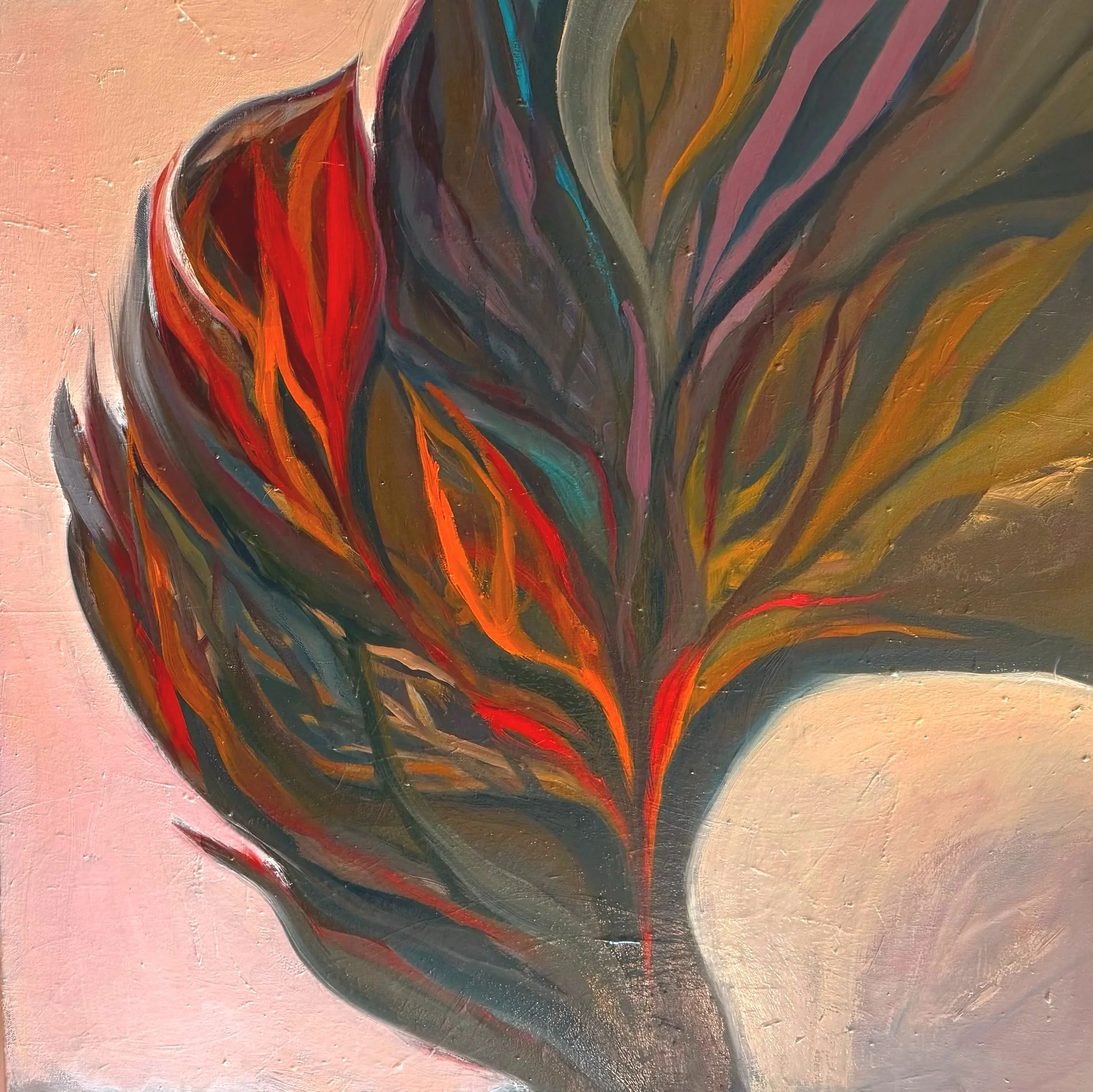 UNTITLED, 2025, oil on canvas, 30 x 30 inches
