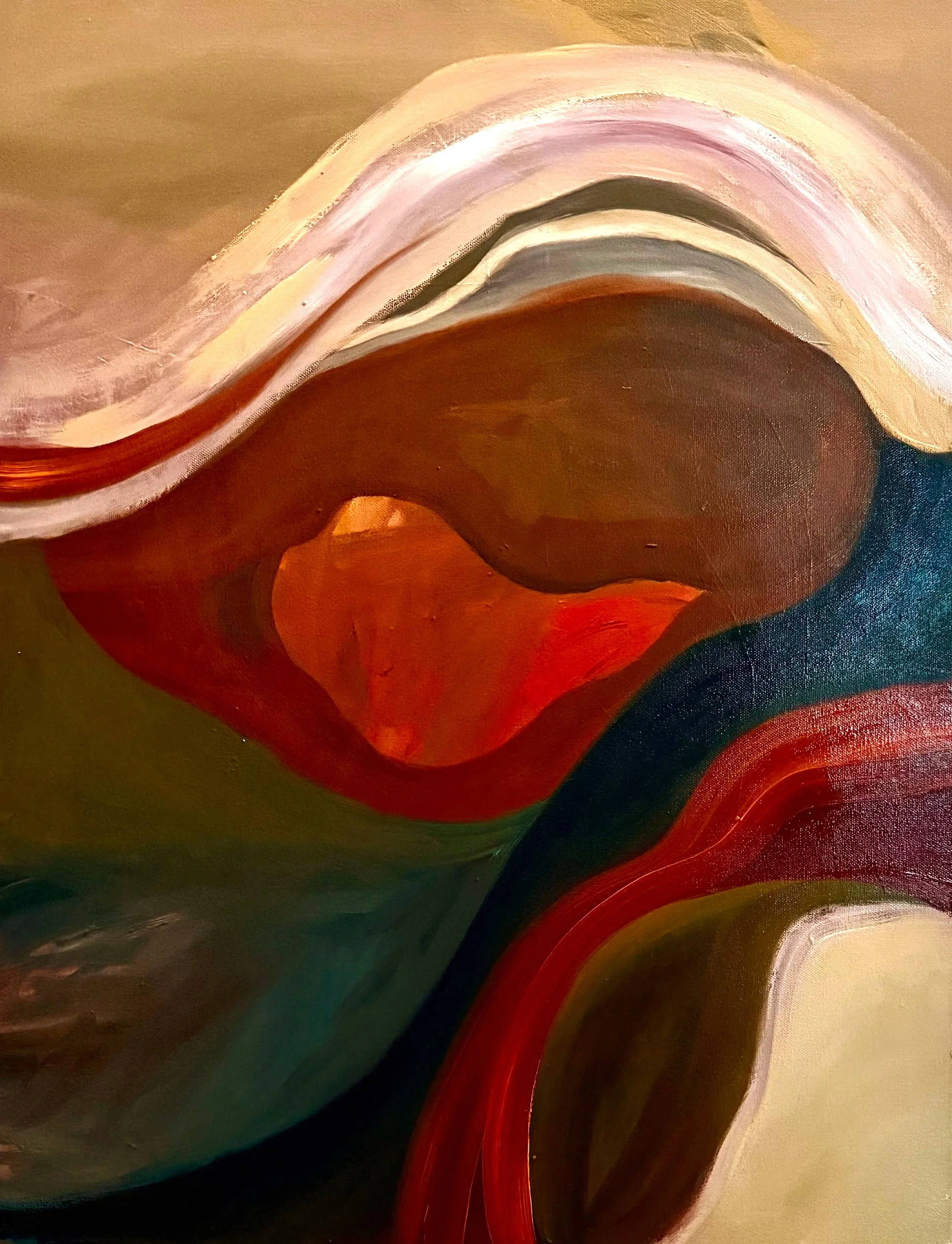 UNTITLED, 2025, oil on canvas, 20 x 30 inches