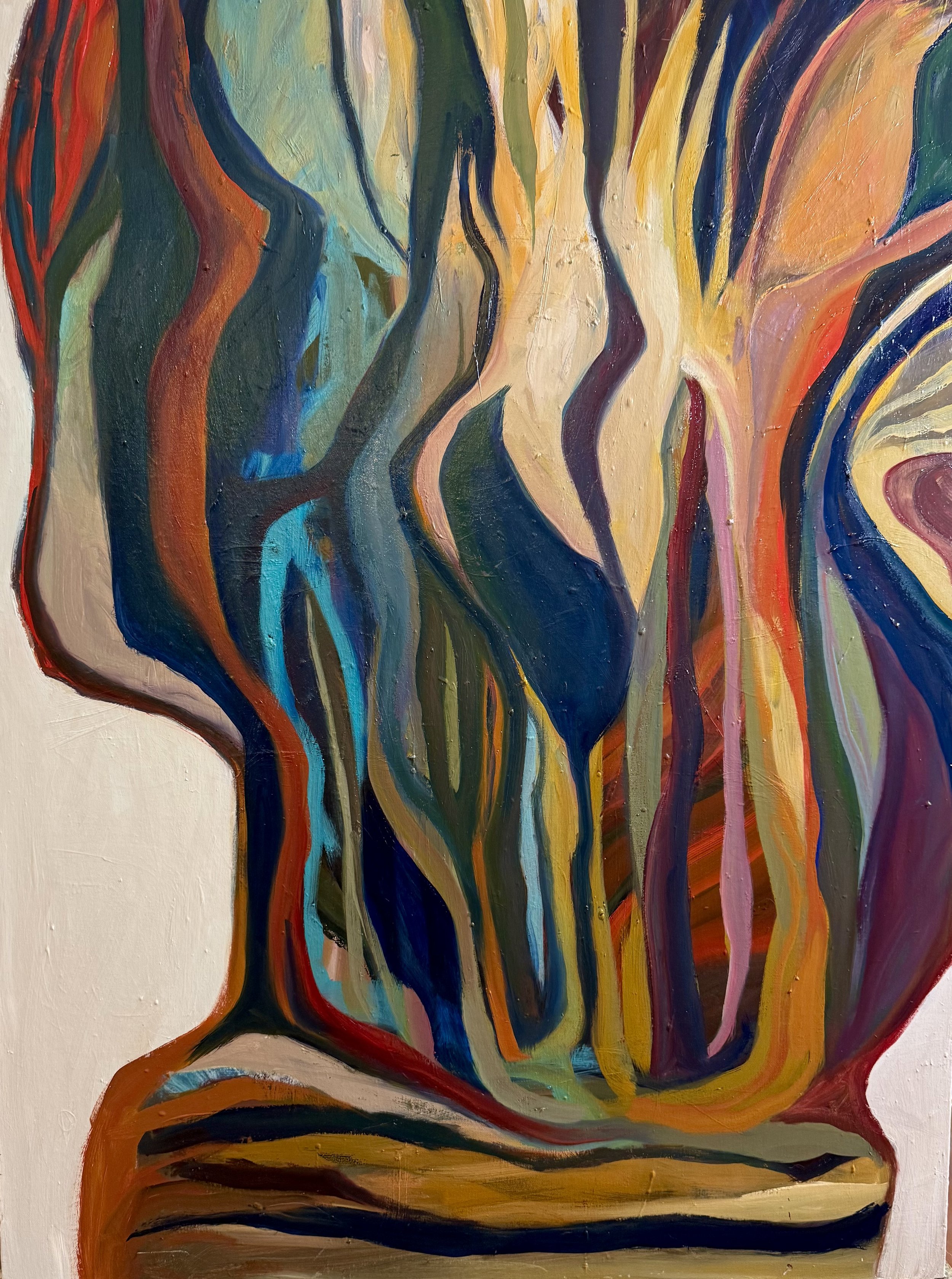 Potted Plant, 2025, oil on canvas, 30 x 40 inches