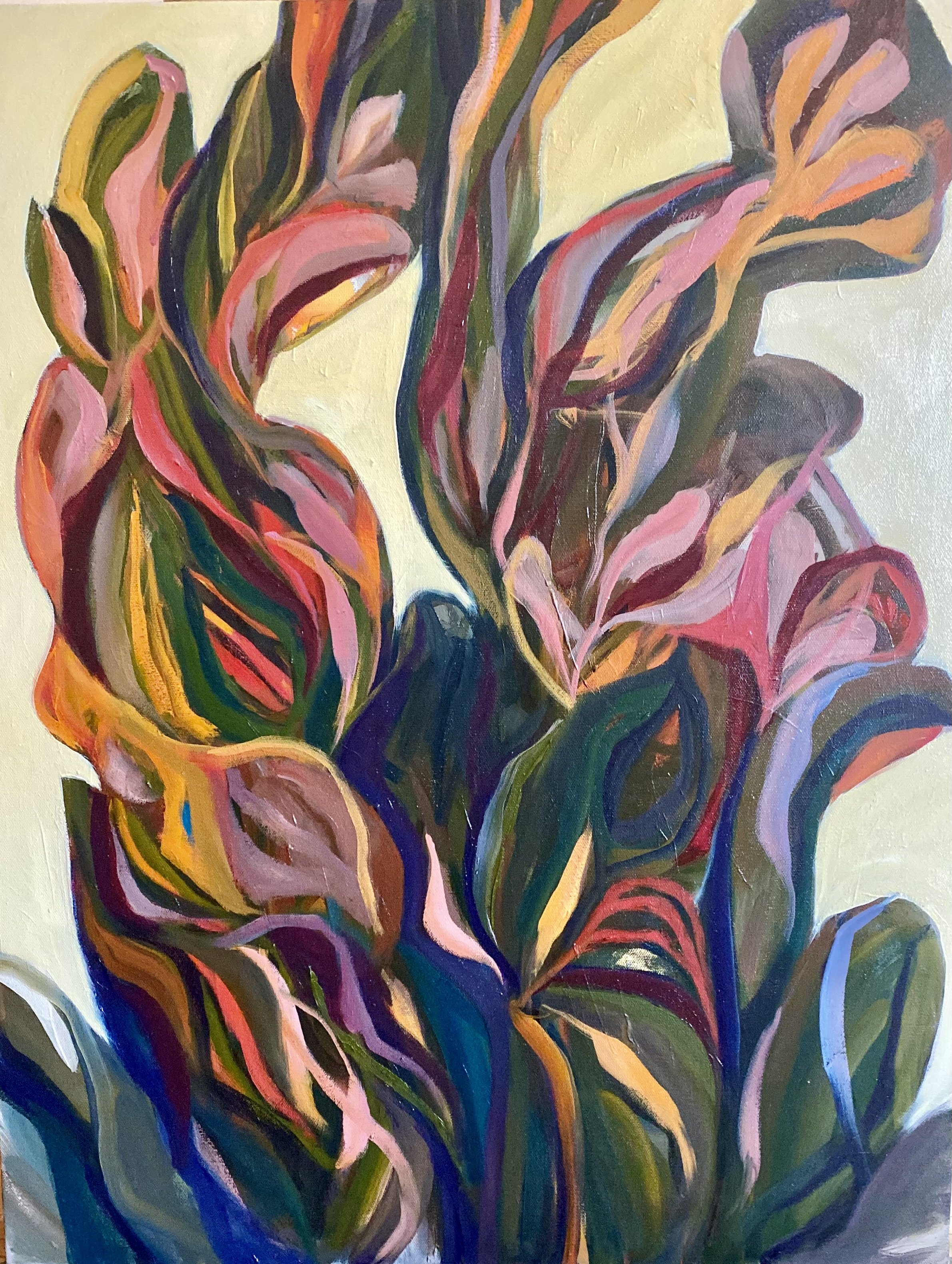 Looking for Love Everywhere, 2024, oil on canvas, 24 x 30 inches