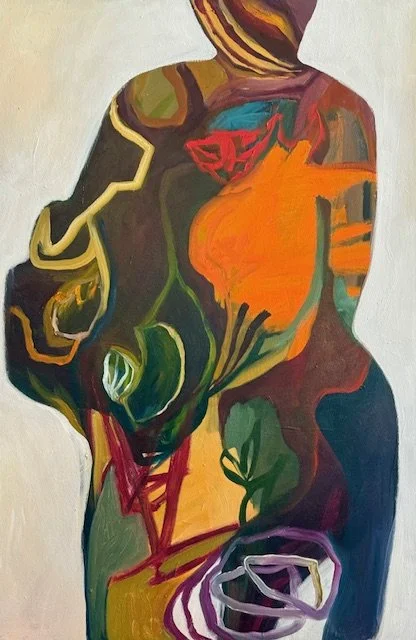 I AM HERE IN ALL MY GLORY, 2026, oil on canvas, 36 x 24 inches