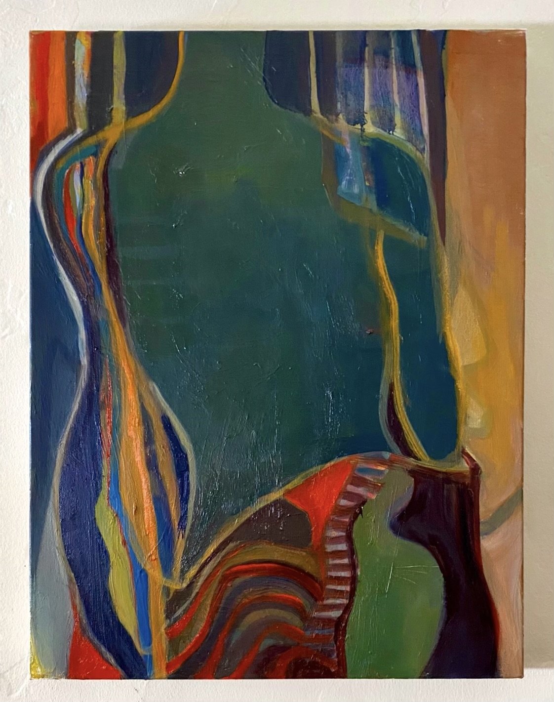 Contemplation, 2021, oil on canvas, 24 x 30 inches