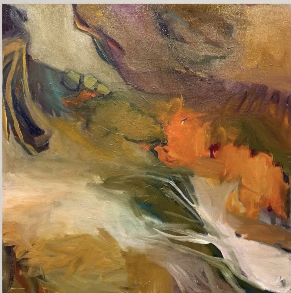 DESERT FOR JULIAN, 2026, oil on canvas, 30 x 30 inches