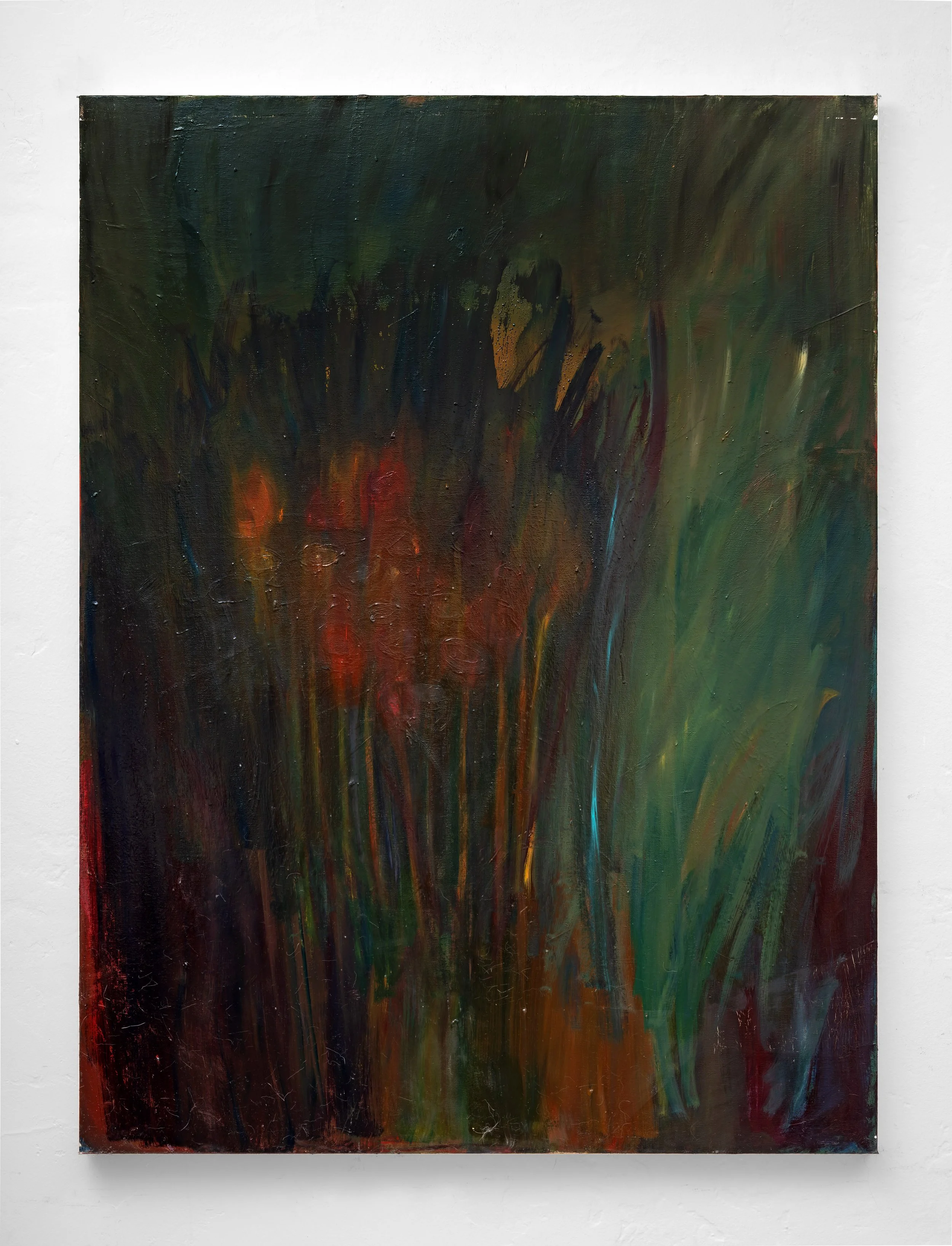 HIDING IN PLAIN SIGHT, 2025, oil on canvas, 40 x 30 inches