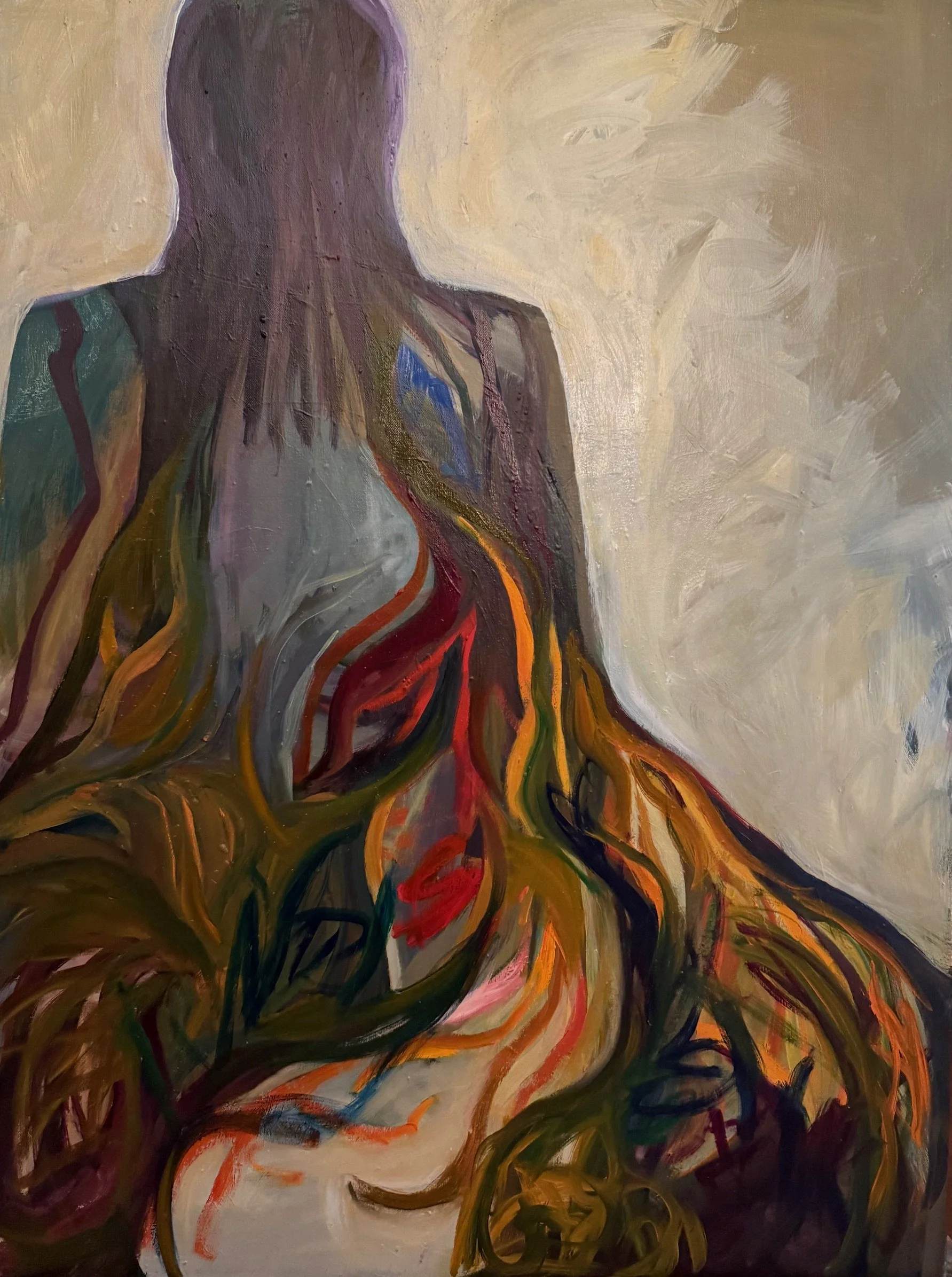 UNDERESTIMATE ME....THAT WILL BE FUN!, 2026, oil on canvas, 40 x 30 inches
