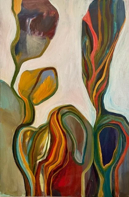 FLOWER FAMILY, 2026, oil on canvas, 40 x 30 inches