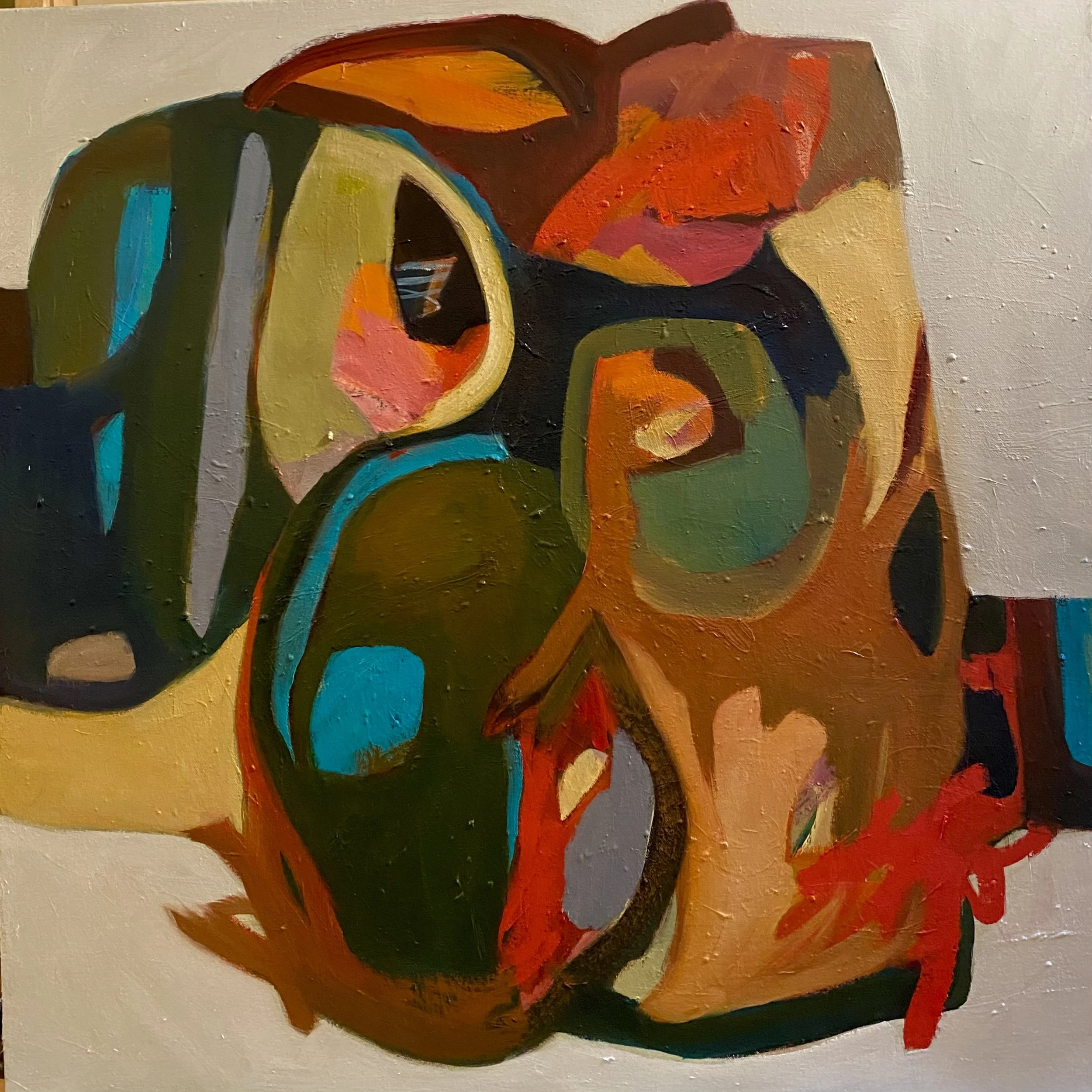 STILL LIFE, 2024, oil on canvas, 30 x 30 inches