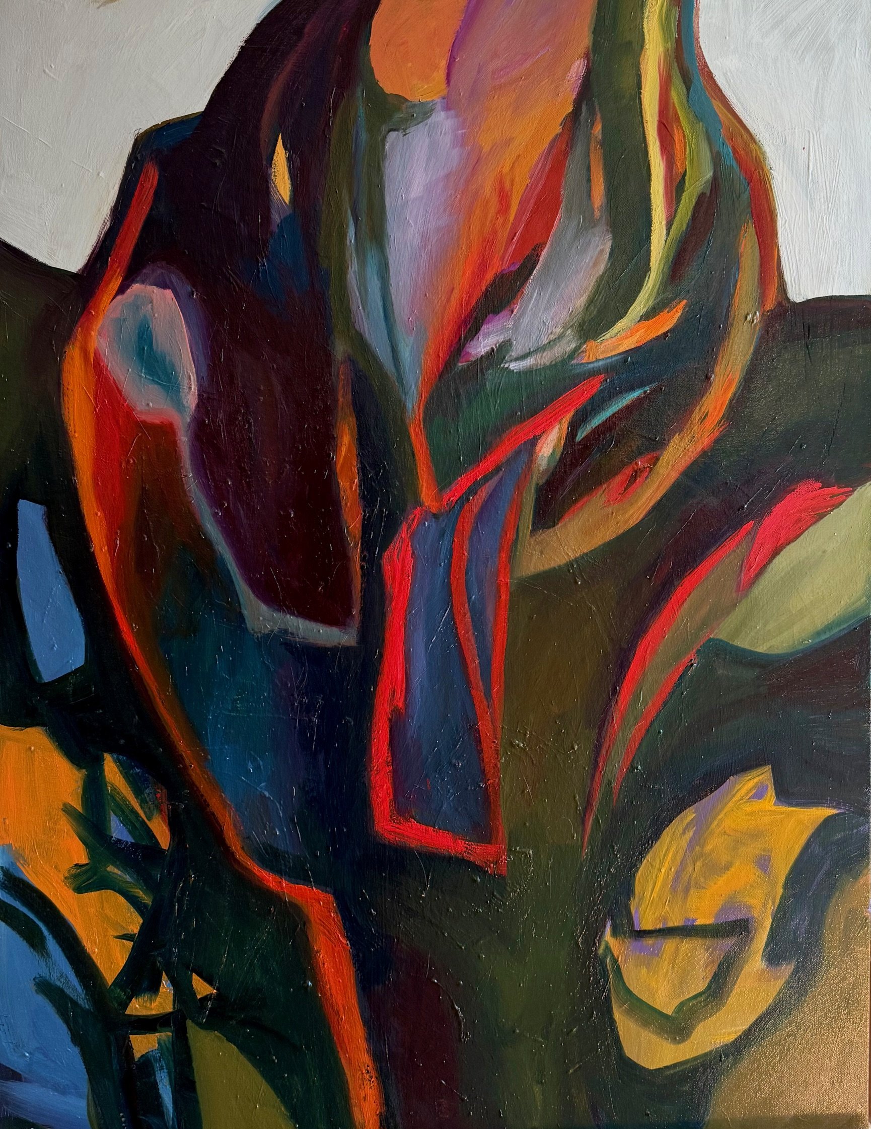 WHILE I WAS DREAMING, 2026, oil on canvas, 40 x 30 inches
