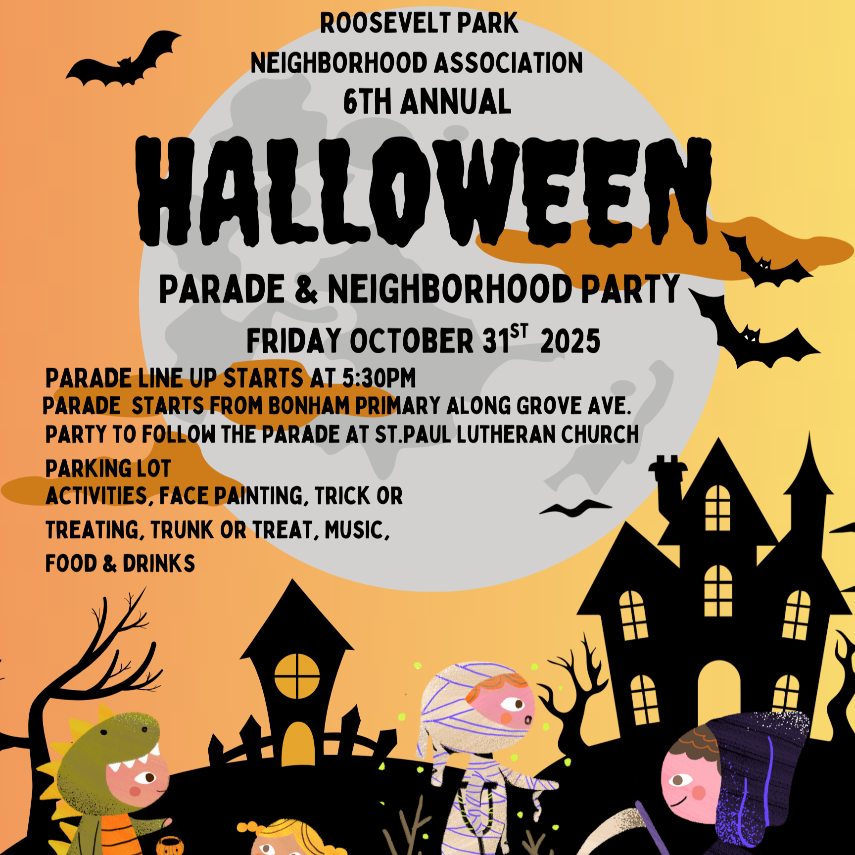 Neighborhood Halloween Parade