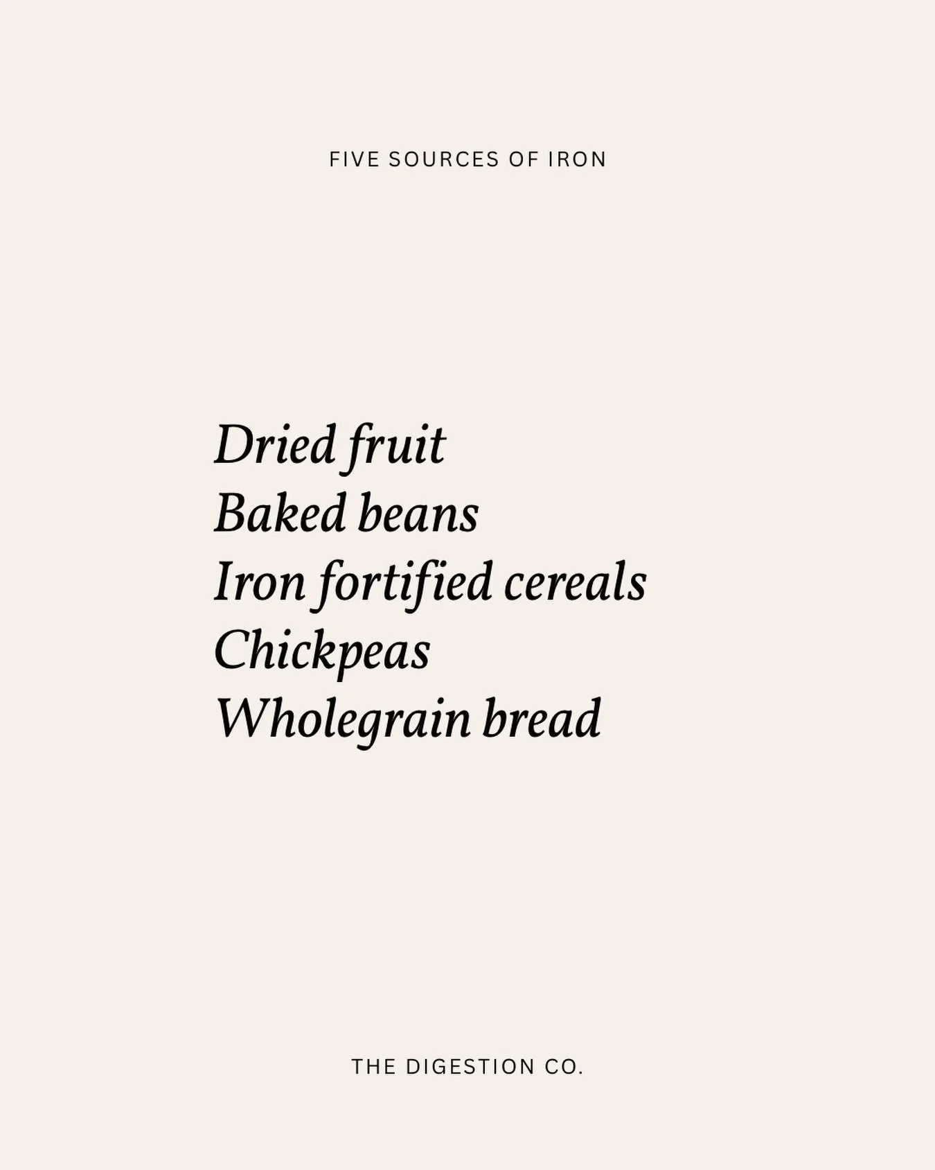 Presenting to you x 5 unexpected sources of iron 

Yuppp, you can get a cheeky little iron hit from these food sources. Thank us later

It&rsquo;s not your usual red meat/animal protein (although still very good and very reliable iron rich foods). In