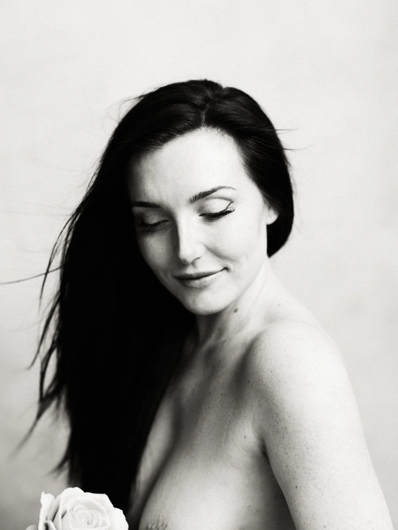 Artistic boudoir photography in Oregon studio by Shimizu Photography