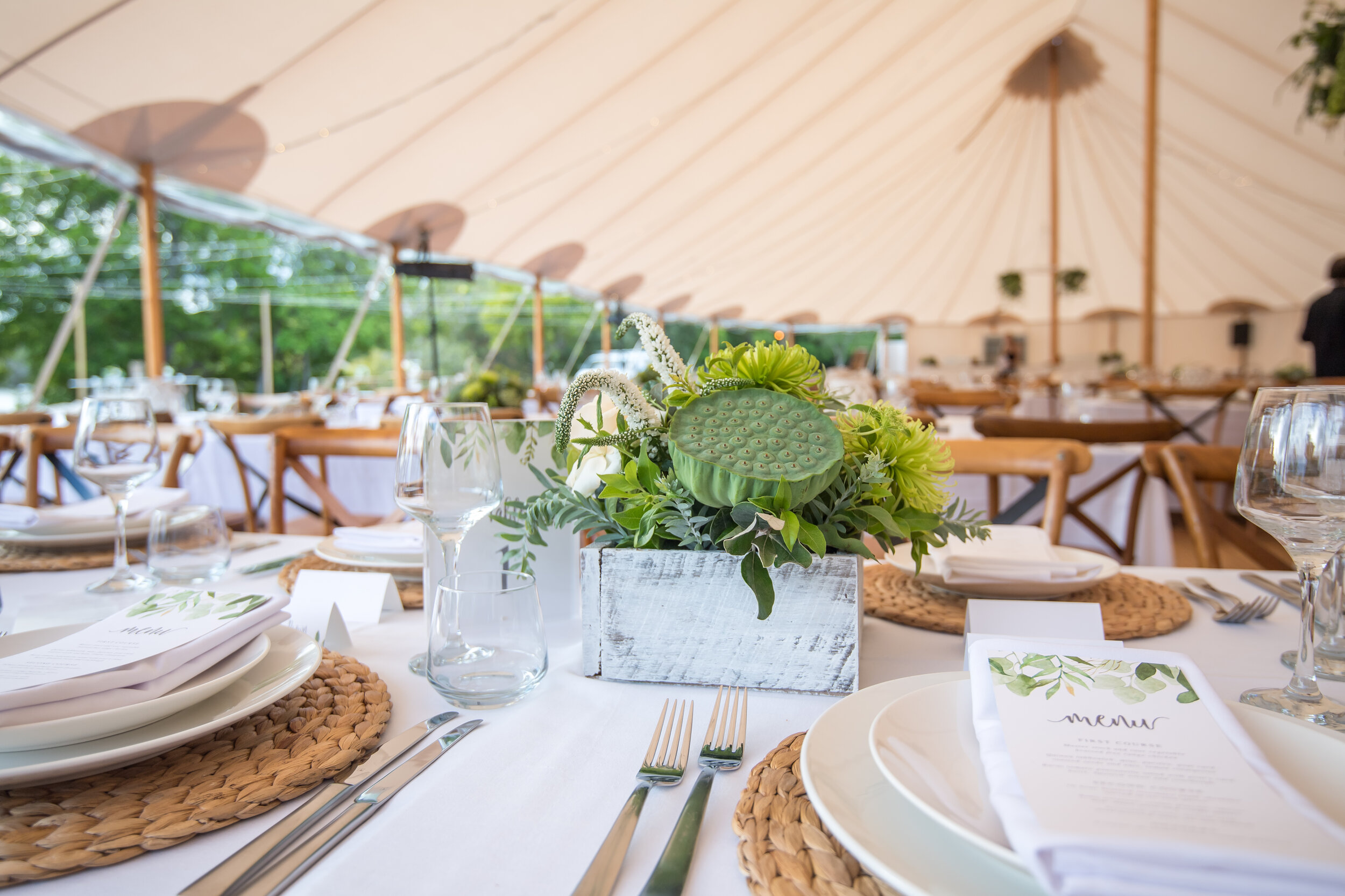 Table Setting Styling Centrepiece Menu