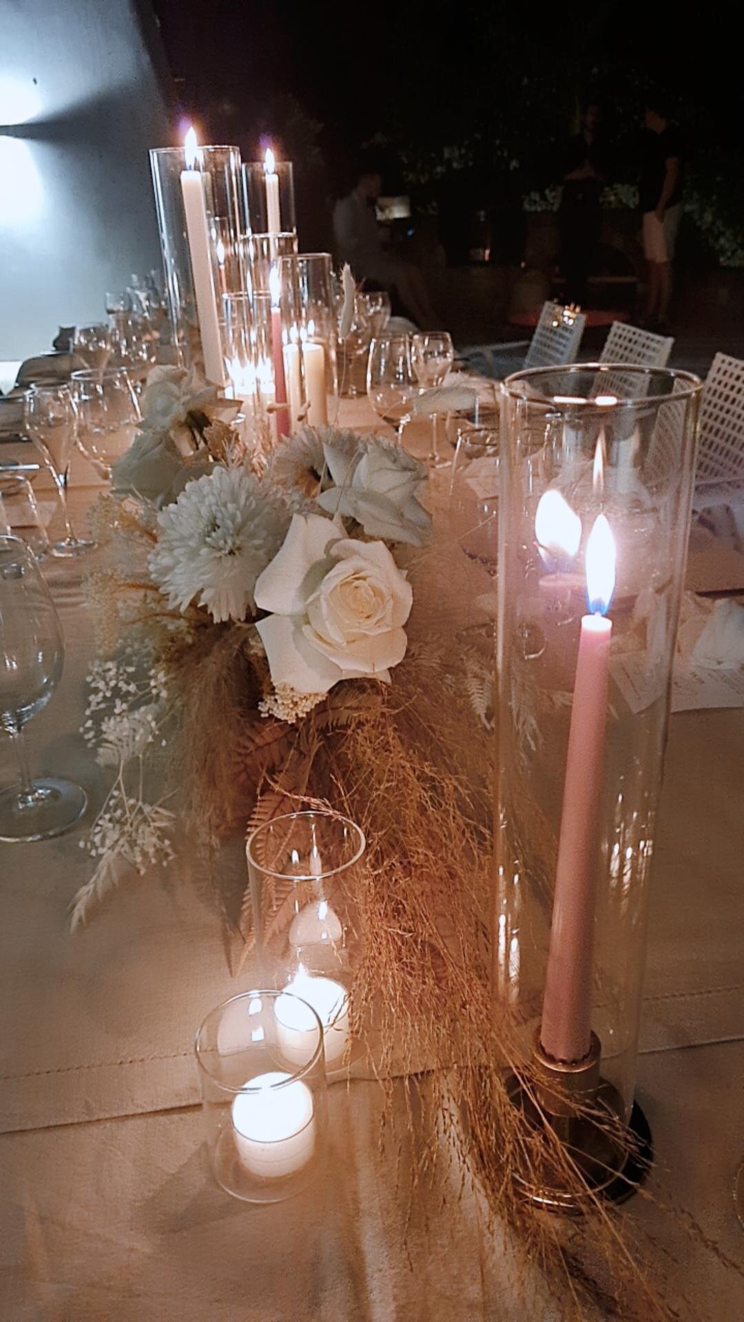 Event Styling Table Setting Tablescpape Centrepiece Candle Flowers Bouquet Luxury Birthday Milestone Celebration Domic Noosa