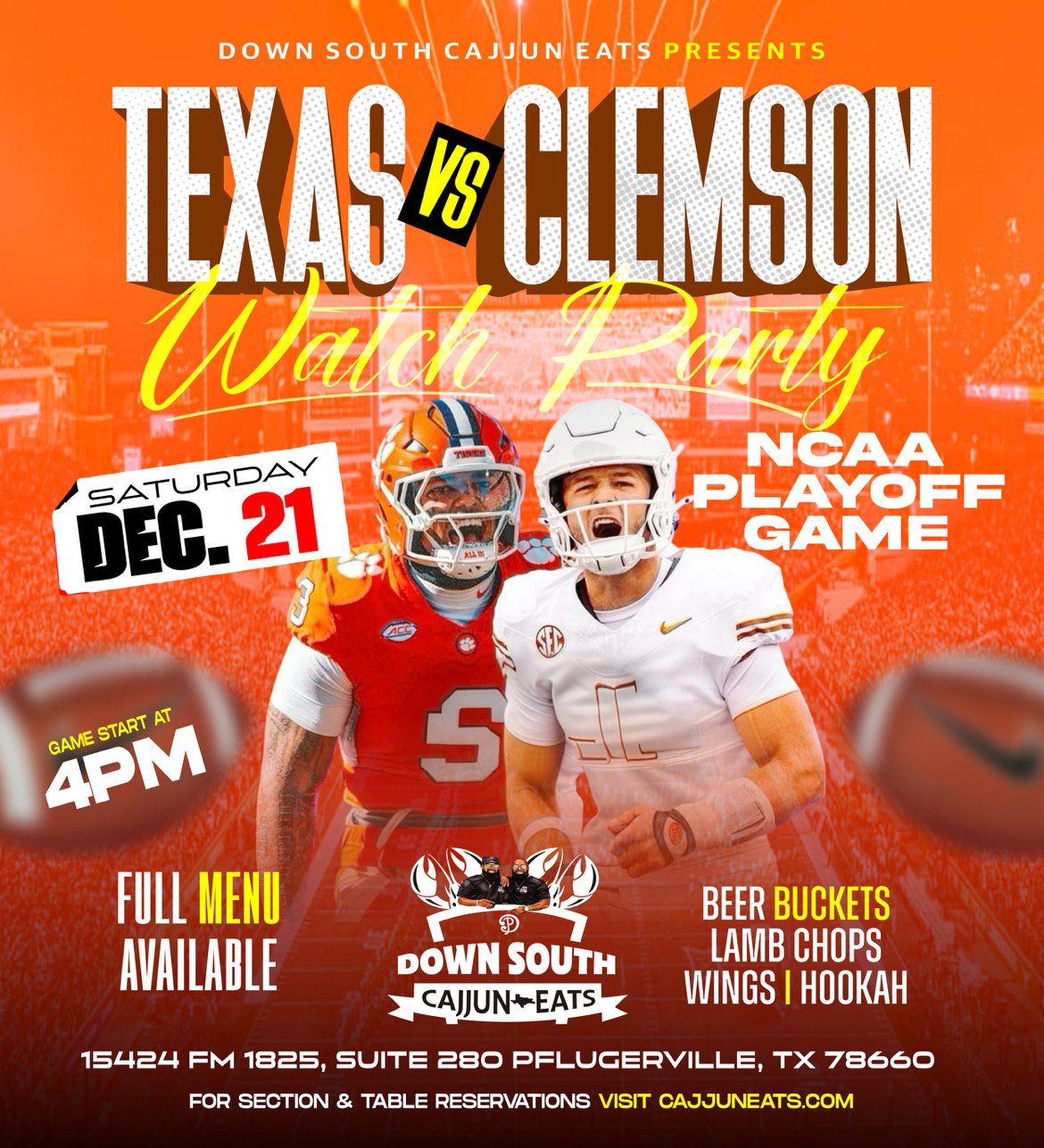 UT vs Clemson Watch Party